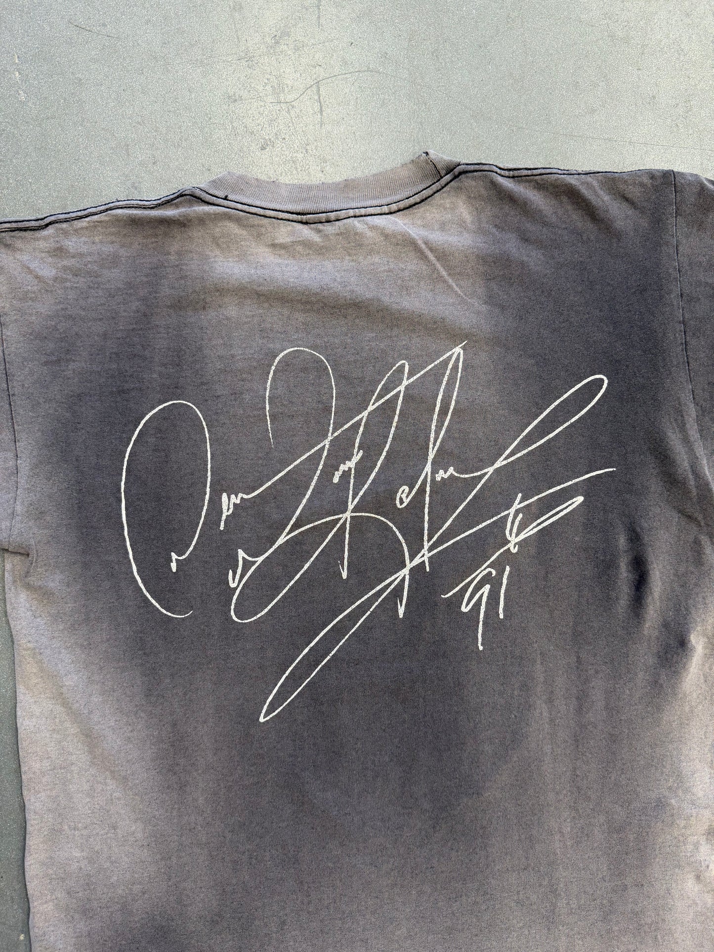 90'S DENNIS RODMAN COWBOY HAT FADED TEE (MURINA TAG)