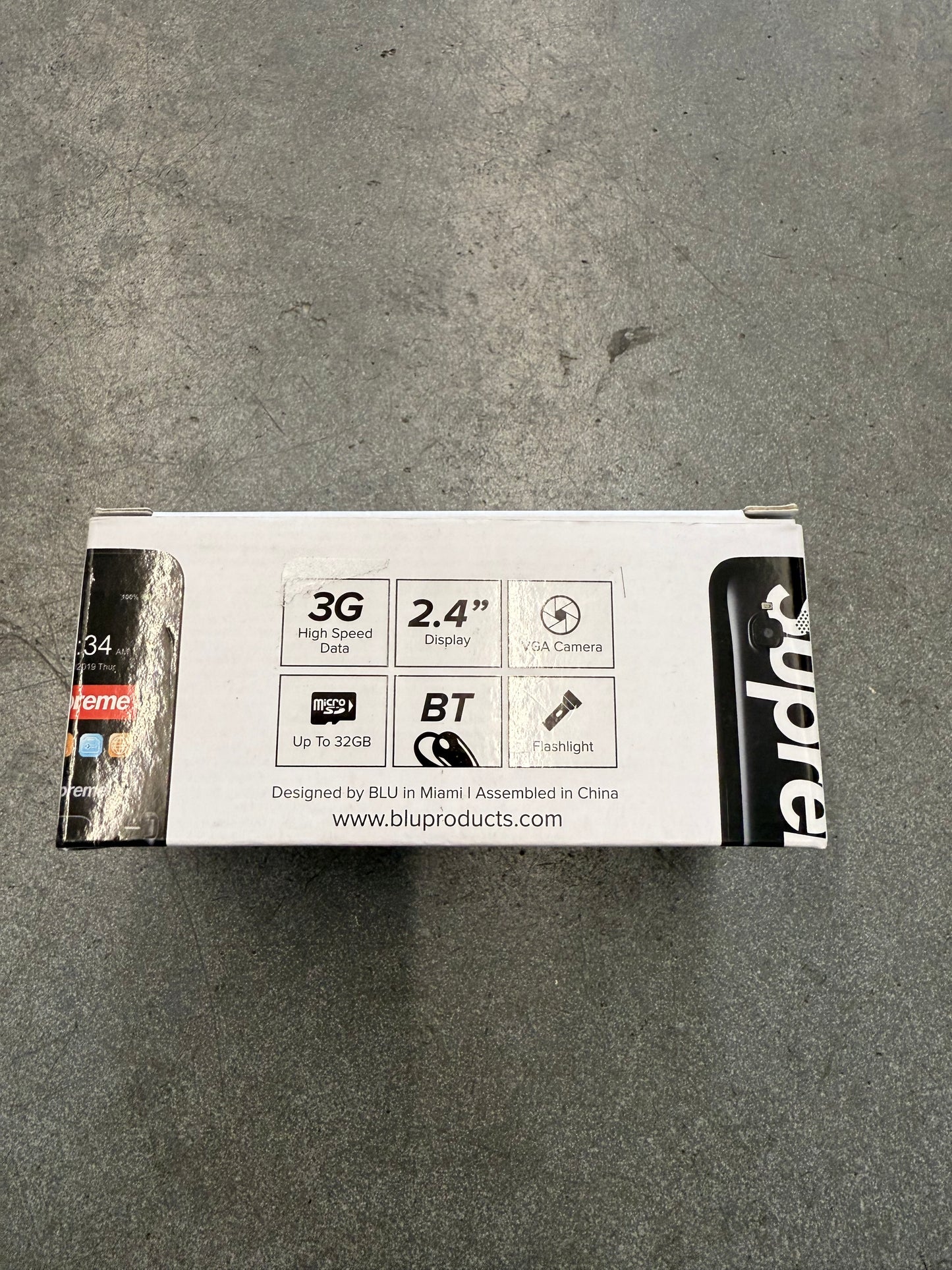 FW19 SUPREME BURNER PHONE (NEW IN BOX) - BLACK