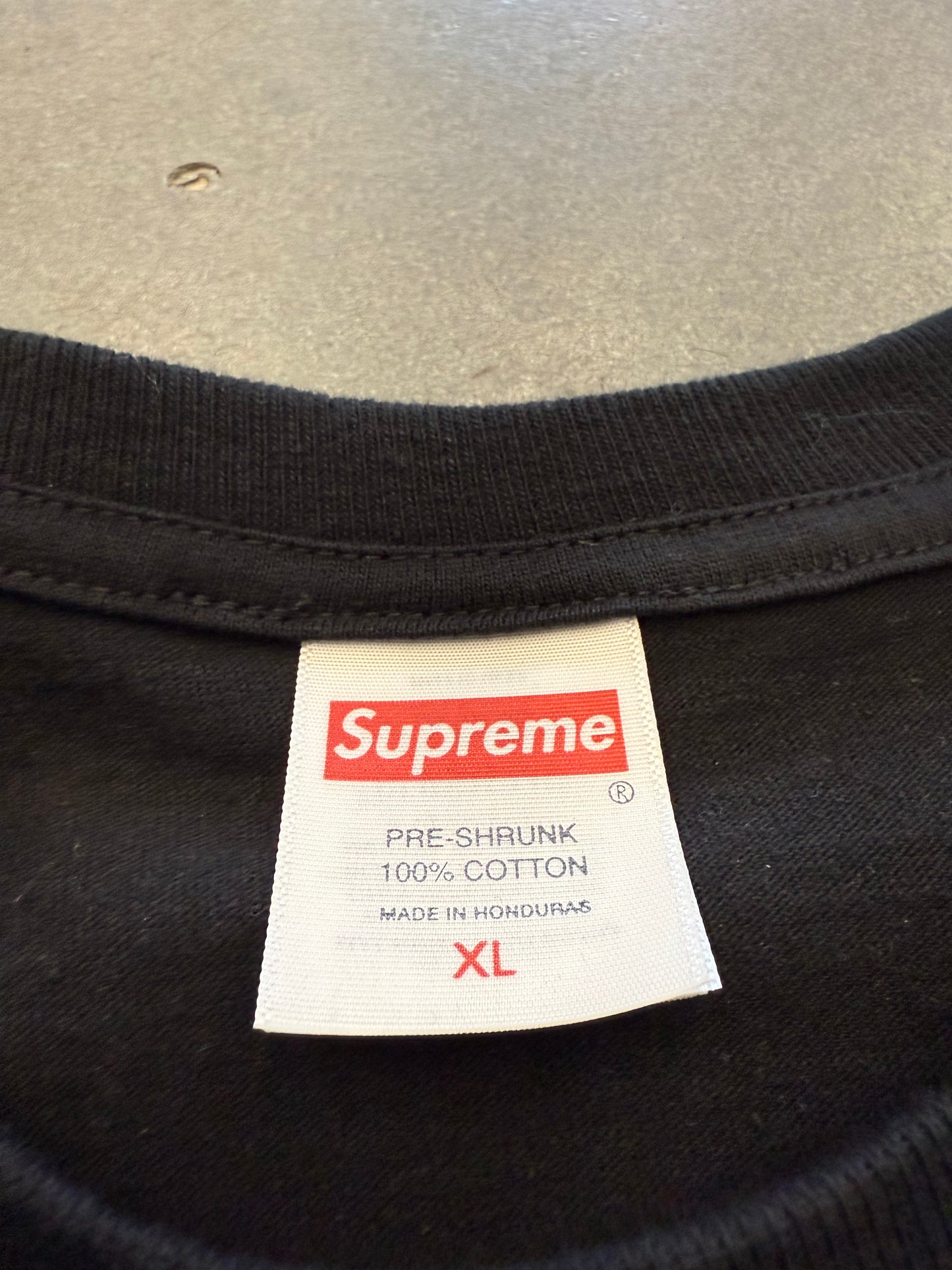 SS25 SUPREME SPONGEBOB CASTELLI RACING LONG SLEEVE TEE BLACK - XL