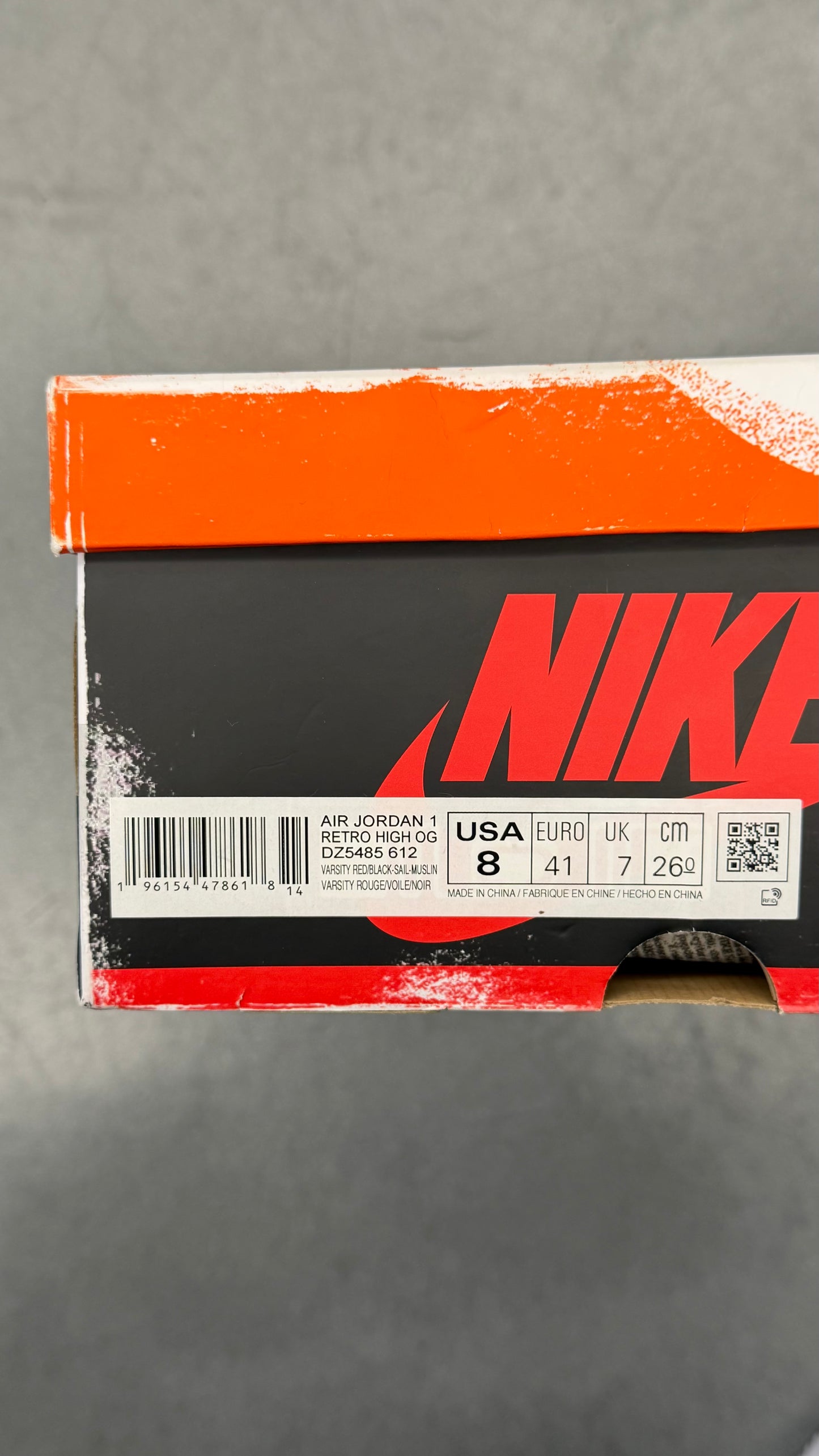 2022 JORDAN 1 RETRO HIGH OG CHICAGO LOST AND FOUND