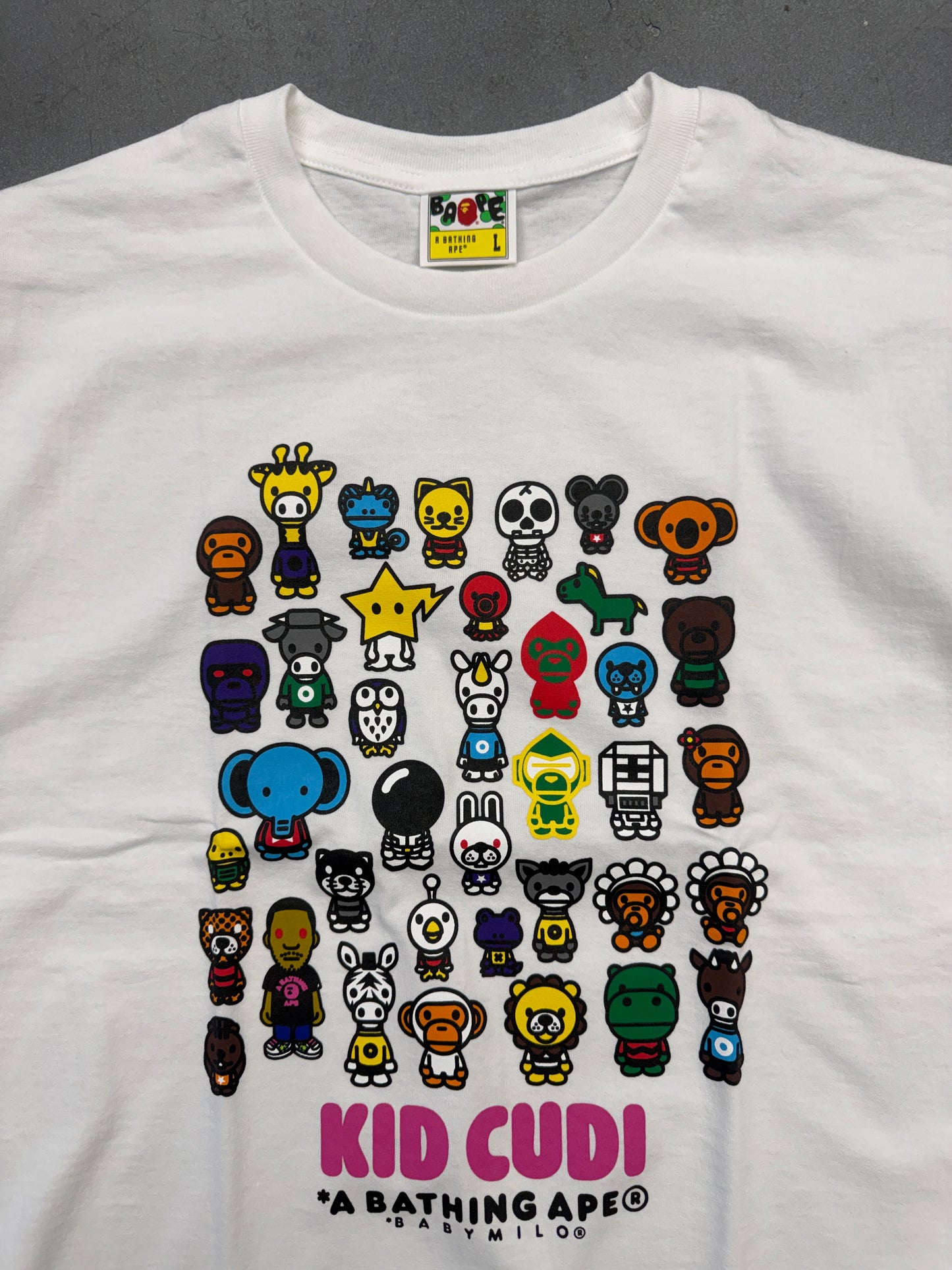 SS21 BAPE A BATHING APE KID CUDI BABY MILO FRIENDS TEE