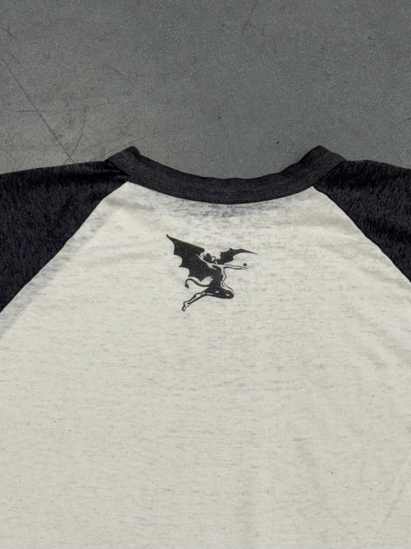 80S "THE ORIGINAL BLACK SABBATH 1970-1978" SYMPTOM OF THE UNIVERSE CUT-TO-SHORT SLEEVE TEE (PULLED TAG)