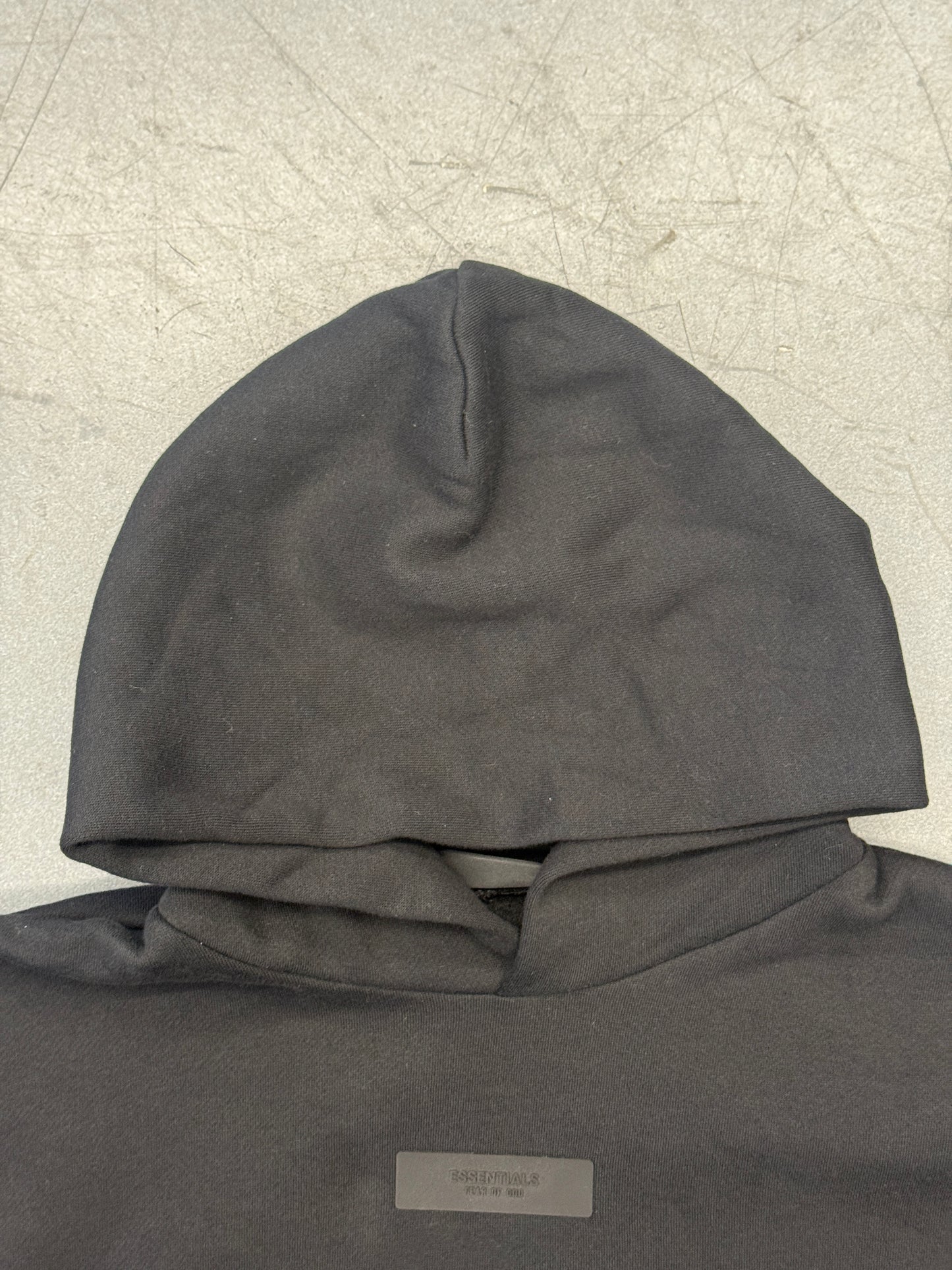 ESSENTIALS FEAR OF GOD OVERSIZED HOODIE - BLACK