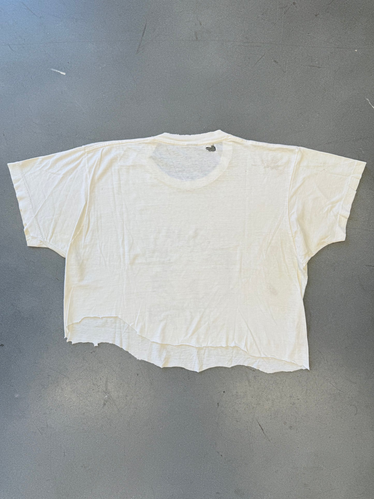 1983 THE CRAMPS SMELL OF FEMALE CROPPED TEE (PULLED TAG)