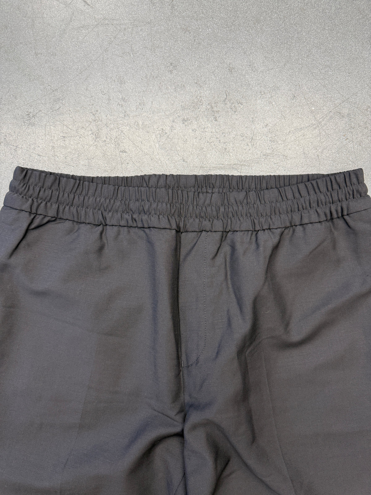 ACNE STUDIOS RYDER L WO MH WOOL MOHAIR TROUSERS - BLACK
