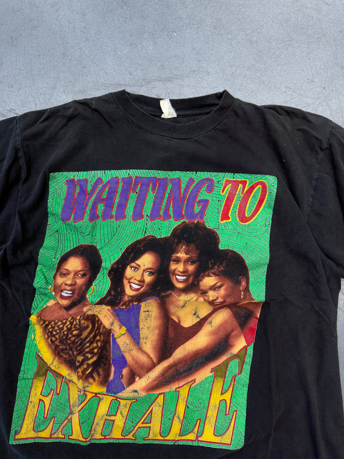 90'S WAITING TO EXHALE RAP STYLE TEE (FADED TAG)
