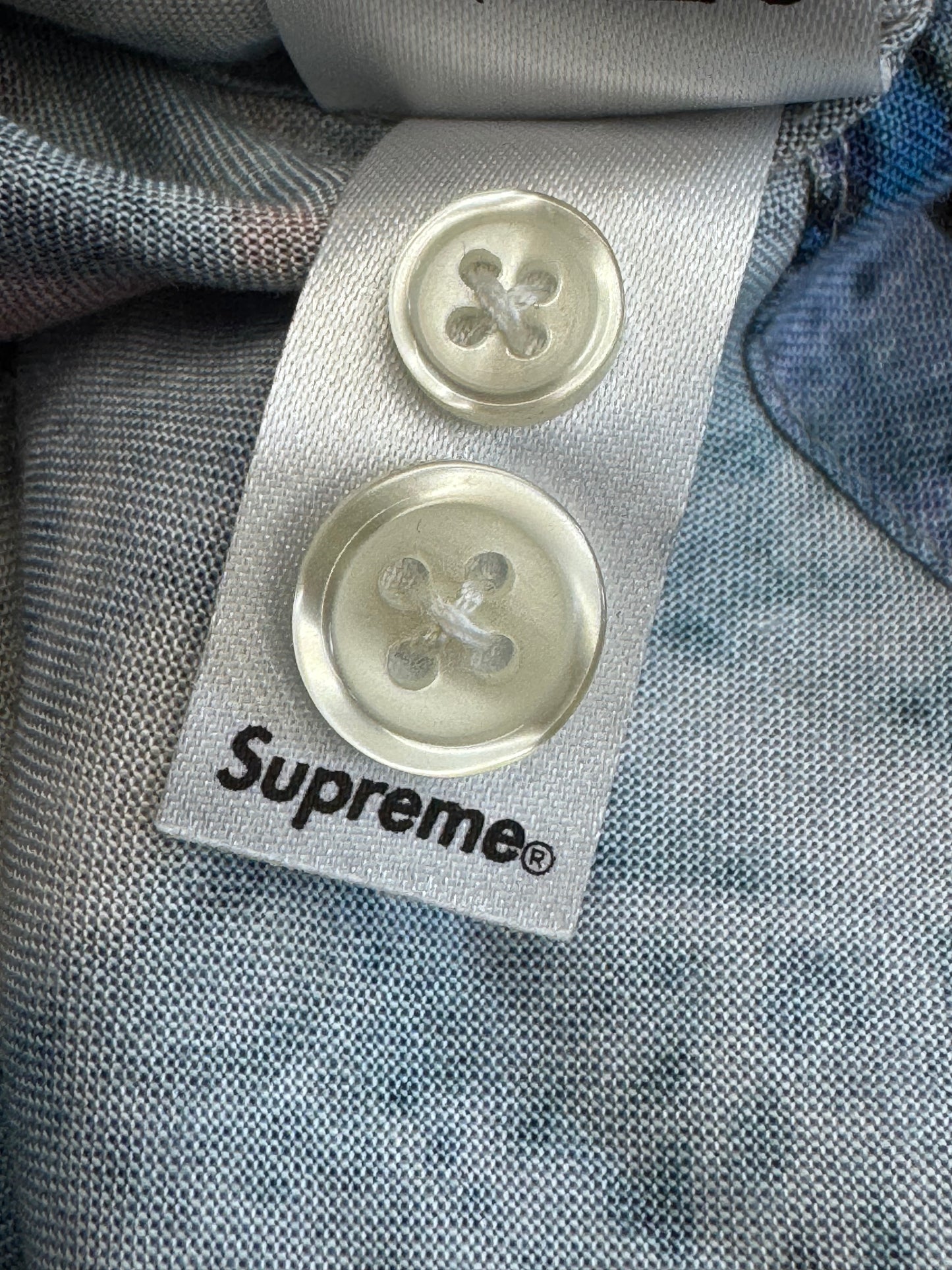 FW18 SUPREME X MIKE KELLY "MORE LOVE HOURS THAN CAN EVER BE REPAID RAYON SHIRT