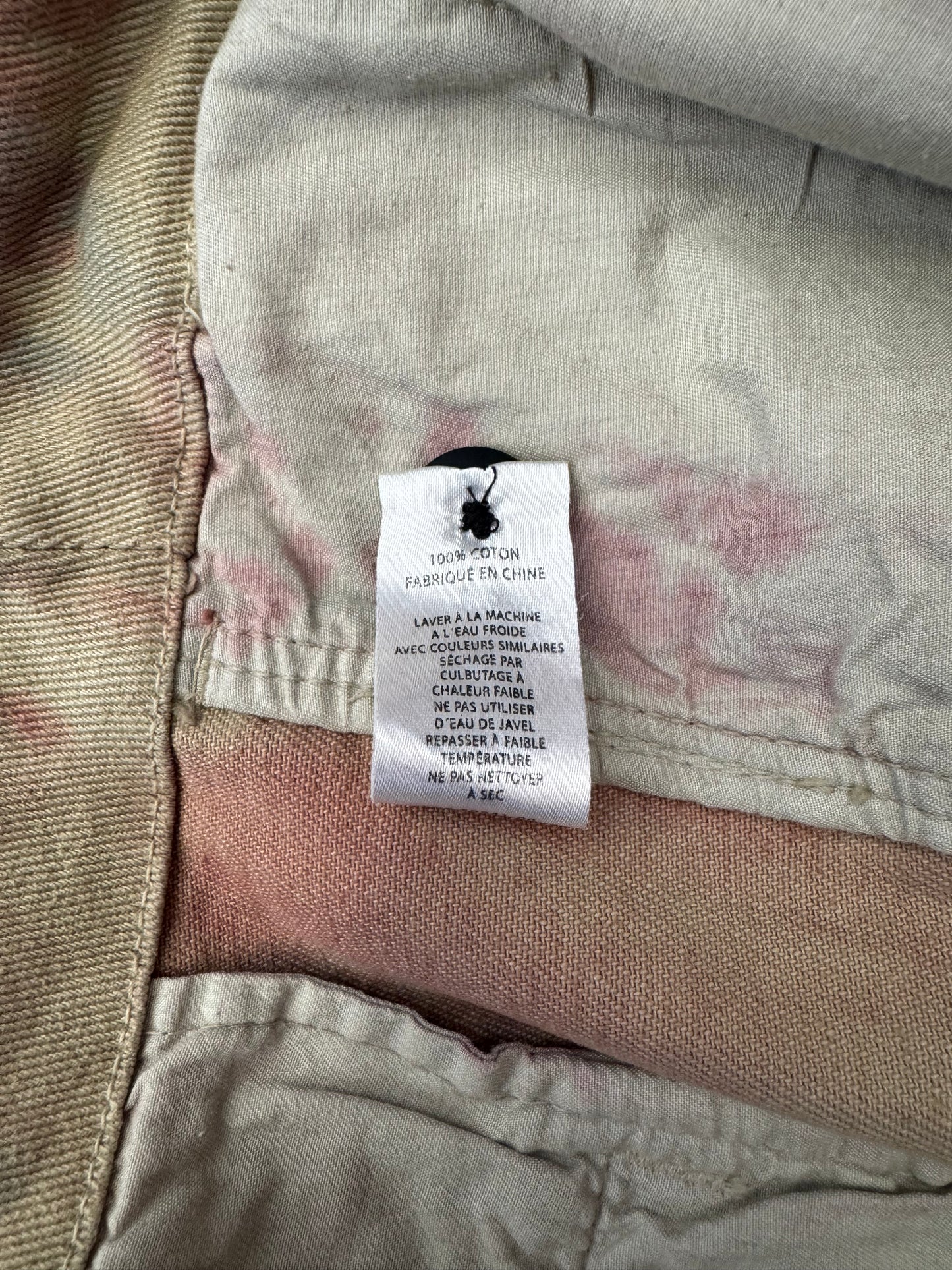 STUSSY DYED UNIFORM PANT - RUST