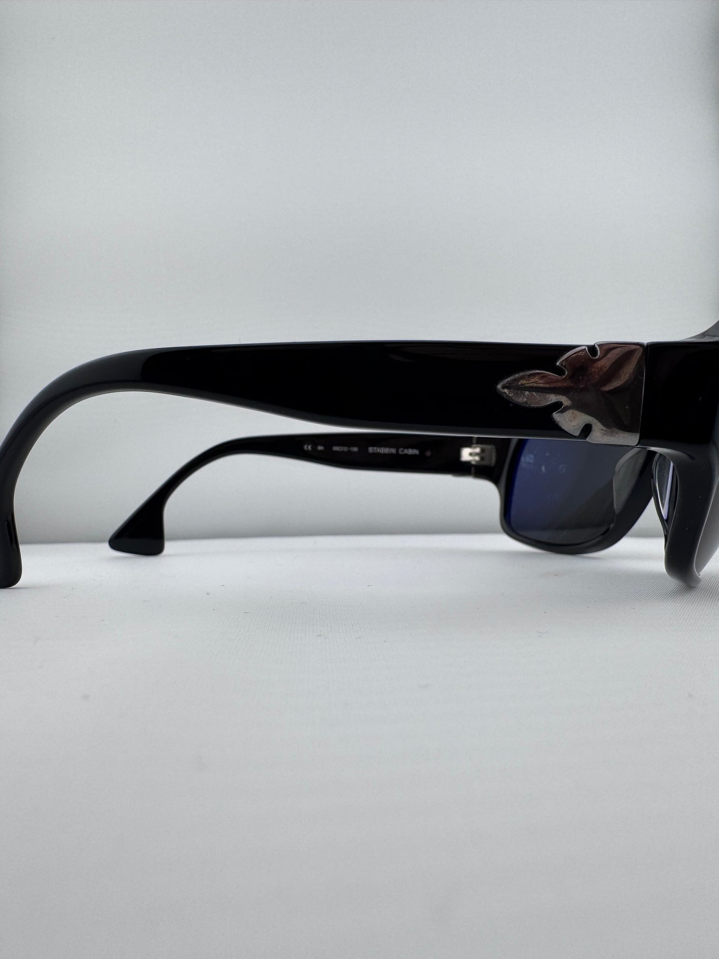 CHROME HEARTS 'STABBIN CABIN' BLACK SUNGLASSES (PRE-OWNED WITH CASE)