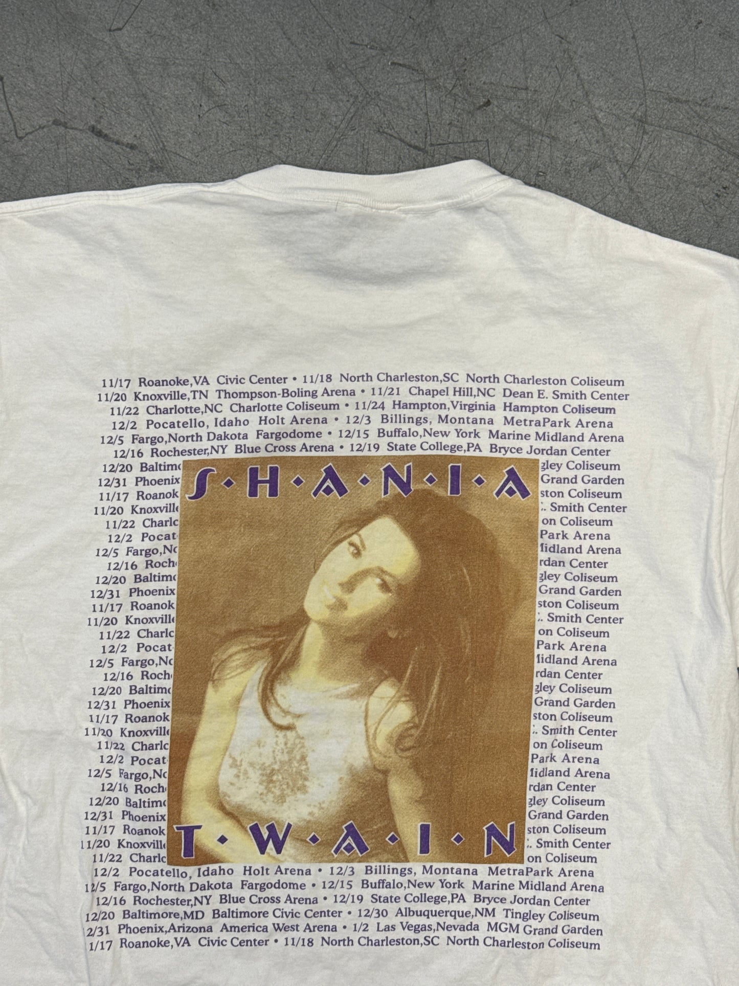 1999 SHANIA TWAIN TOUR TEE (DELTA TAG)
