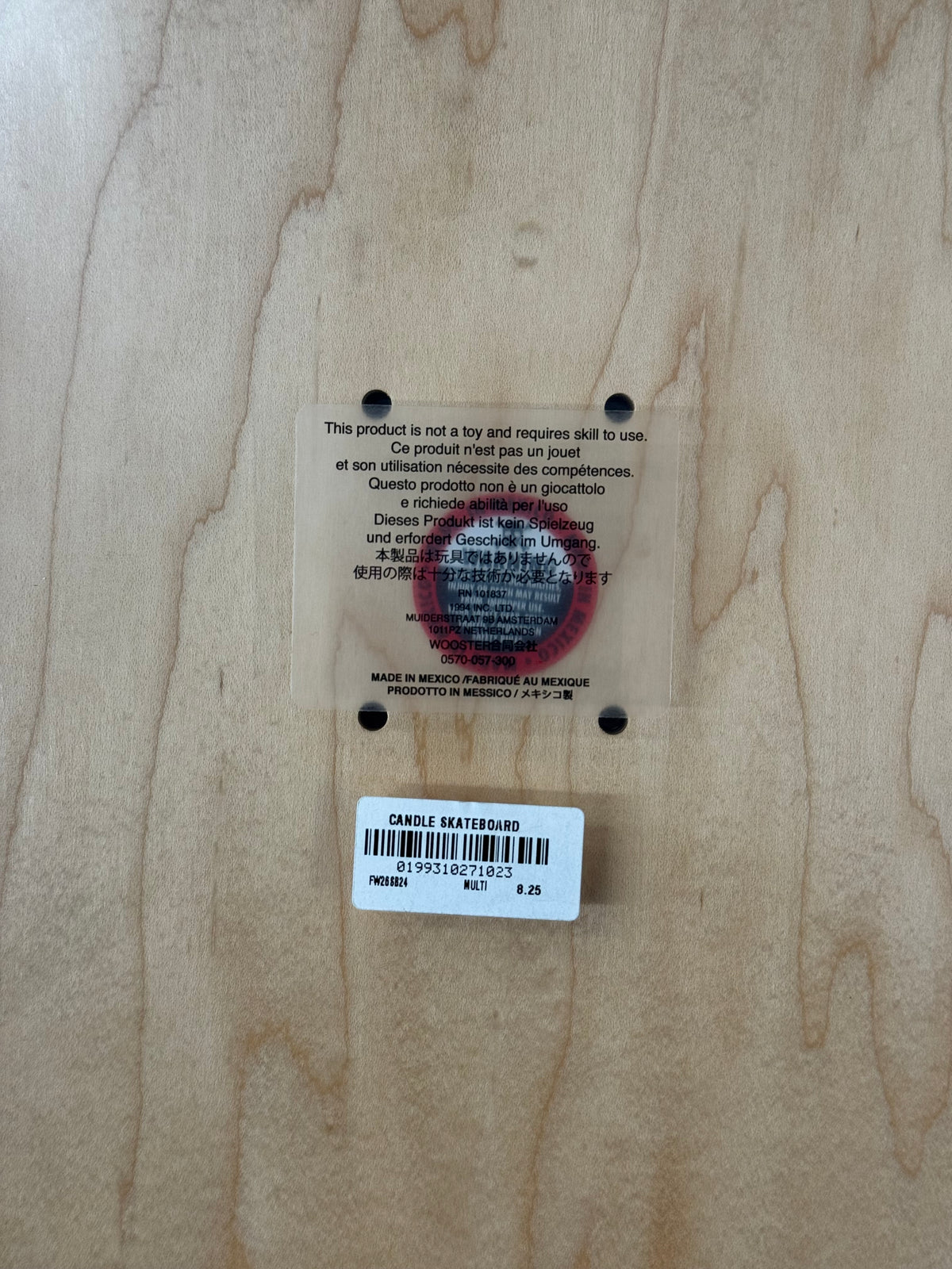 FW26 SUPREME PRAYER CARD SKATEBOARD