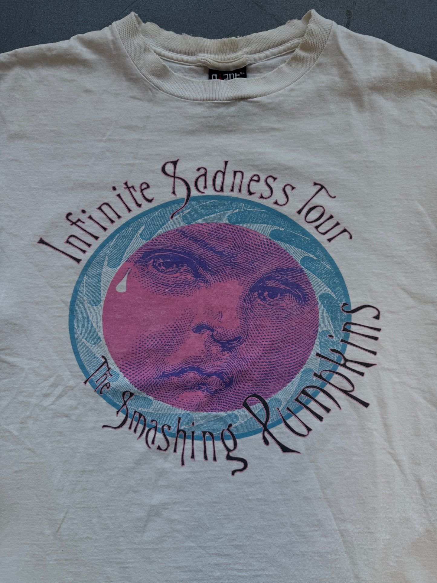 1996 THE SMASHING PUMPKINS INFINITE SADNESS TOUR TEE (GIANT TAG)