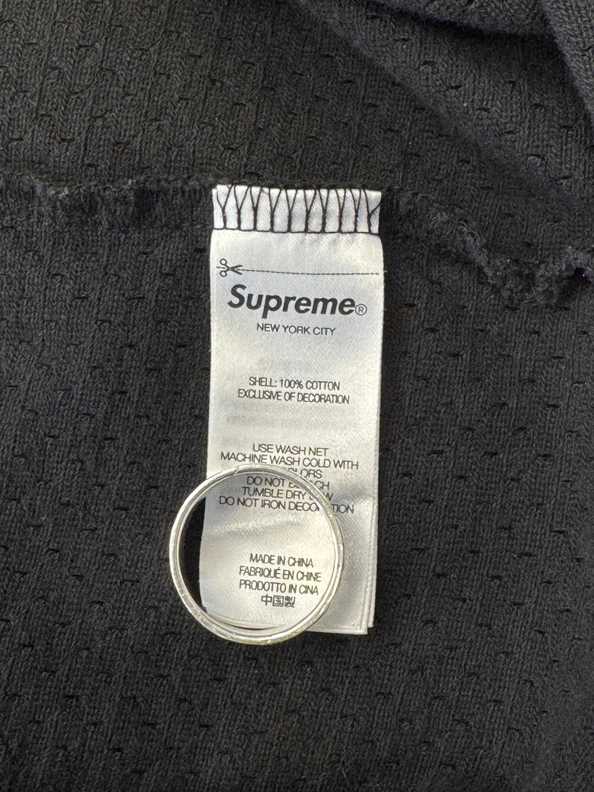 FW24 SUPREME HYSTERIC GLAMOUR MESH L/S TOP