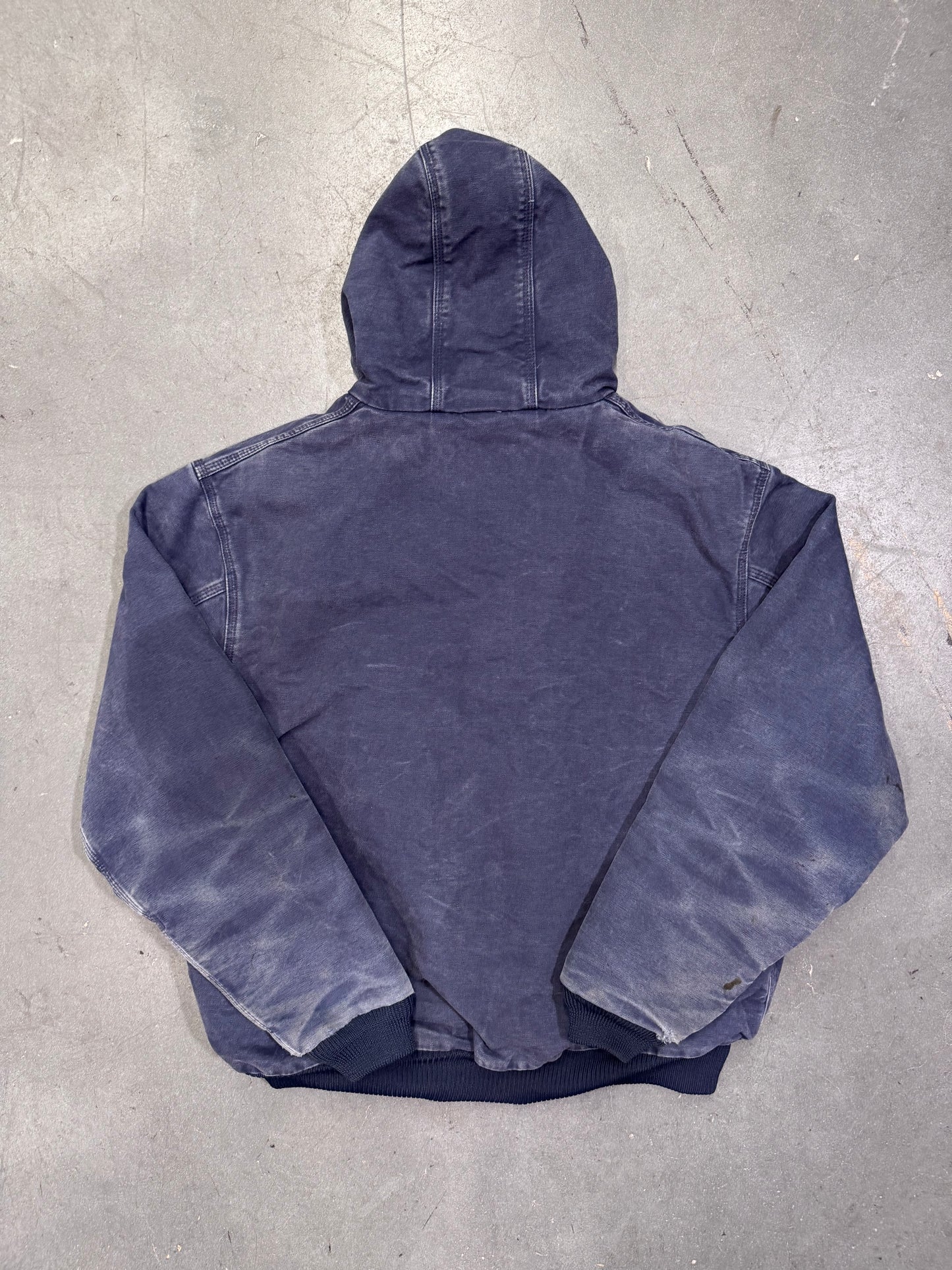 2000'S CARHARTT INSULATED CANVAS HOODIE - NAVY (37620 XL)