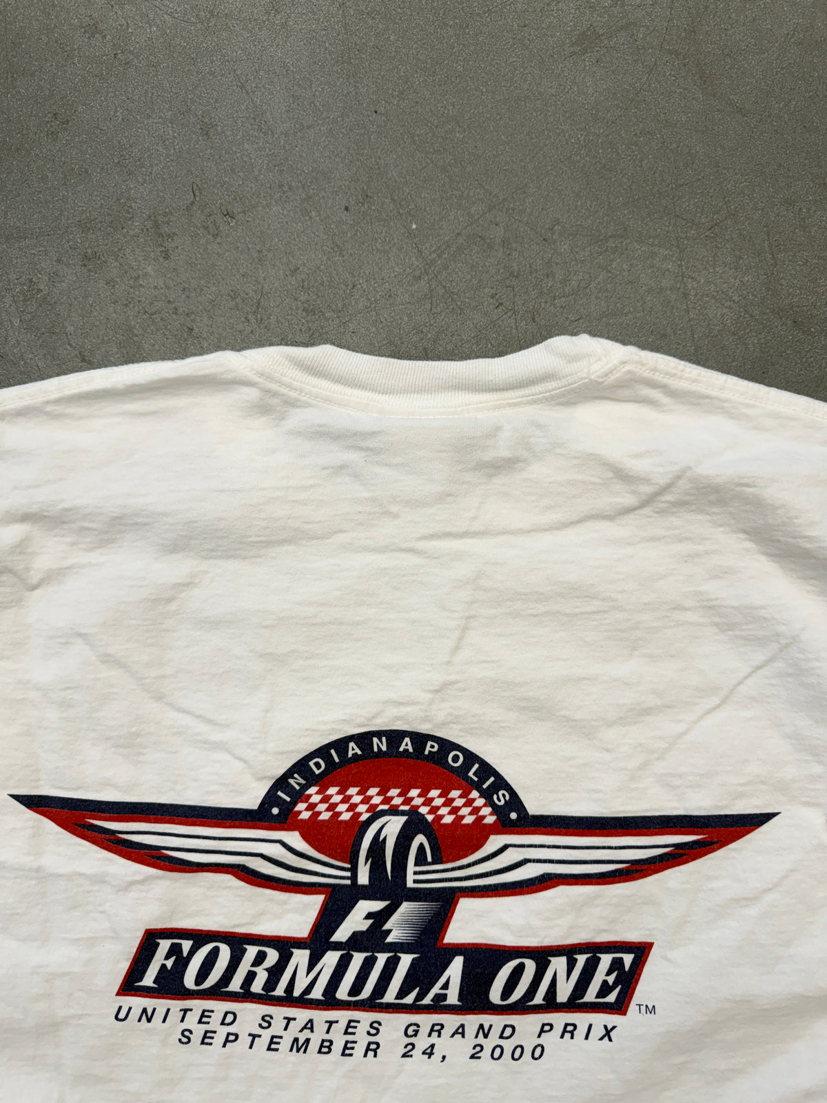 2000 FORMULA ONE UNITED STATES GRAND PRIX TEE (CADRE TAG)