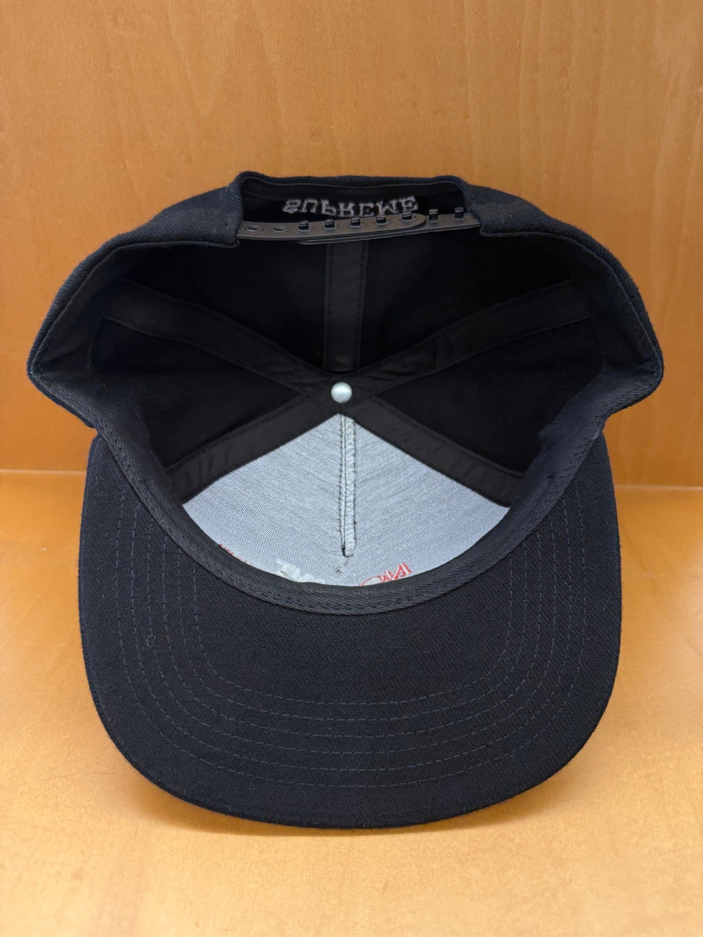 SS12 SUPREME NO LIMIT BOUT IT BOUT IT SNAPBACK - BLACK
