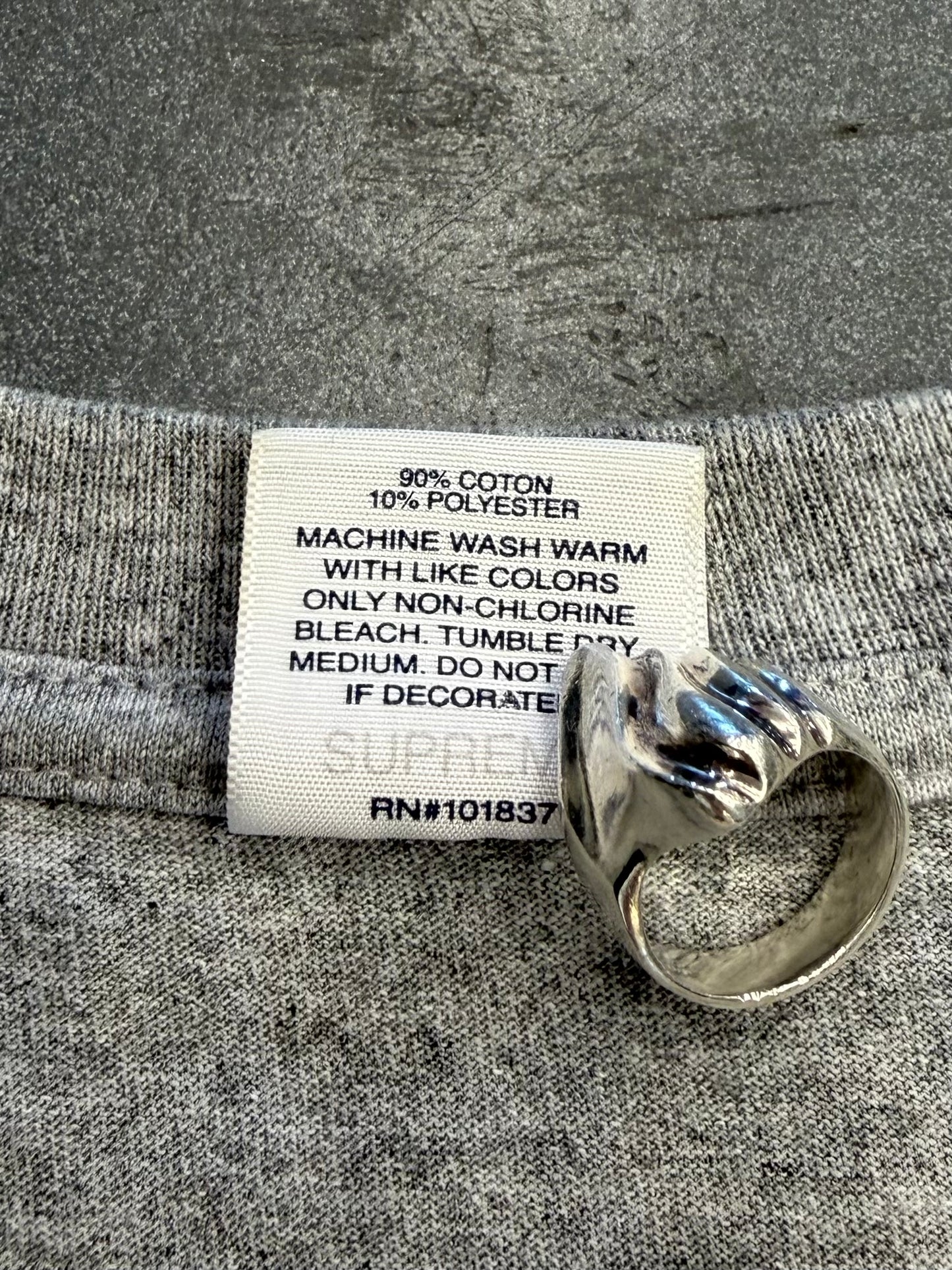SS20 SUPREME CHERRIES TEE - HEATHER GREY