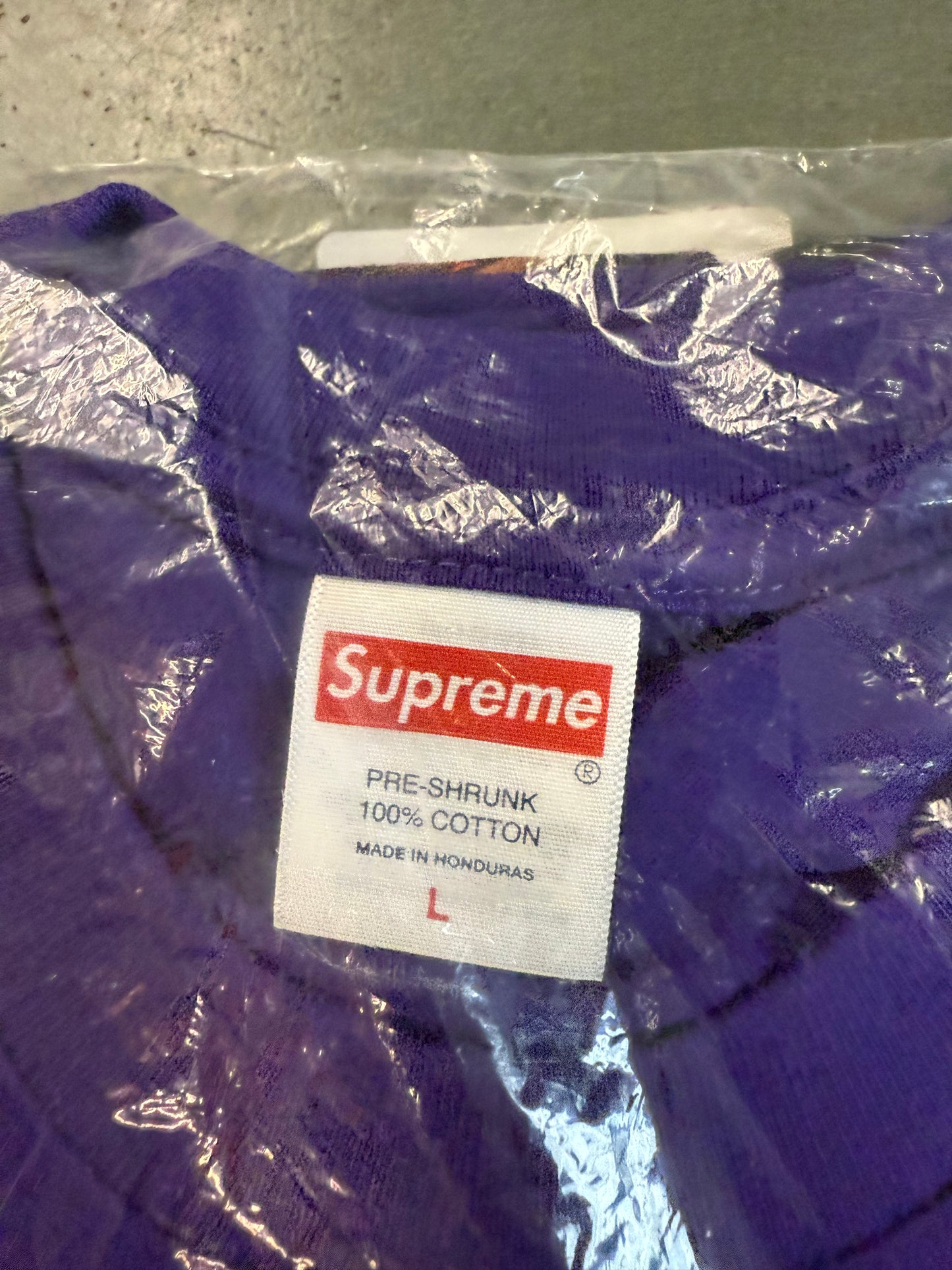 FW25 SUPREME PLAYBOI CARTI PHOTO TEE - PURPLE
