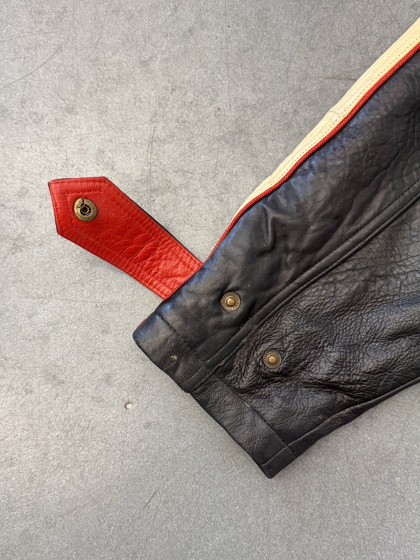 RARE 90S DEADSTOCK WU-WEAR LEATHER JACKET