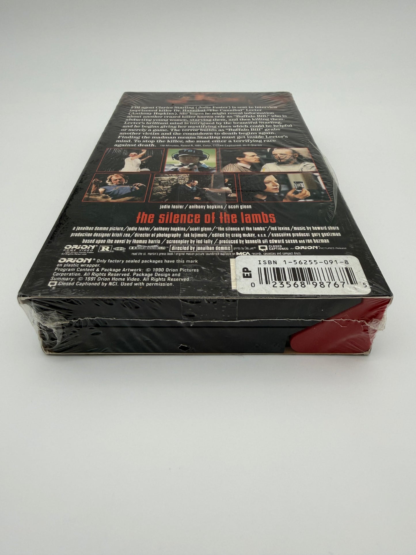 SILENCE OF THE LAMBS 1991 RED TAB VHS (SEALED)