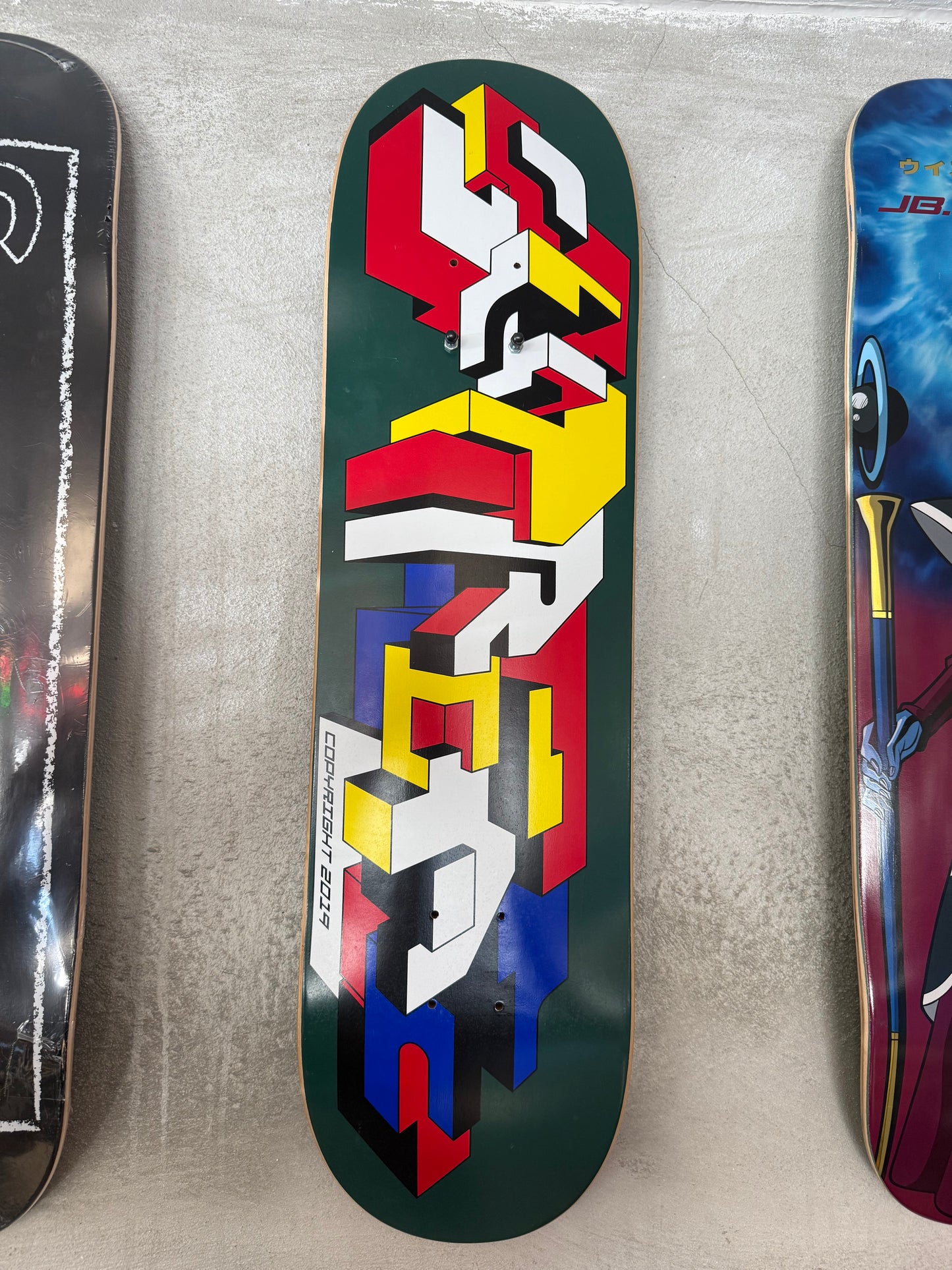 FW19 SUPREME DELTA LOGO SKATEBOARD DECK DARK GREEN