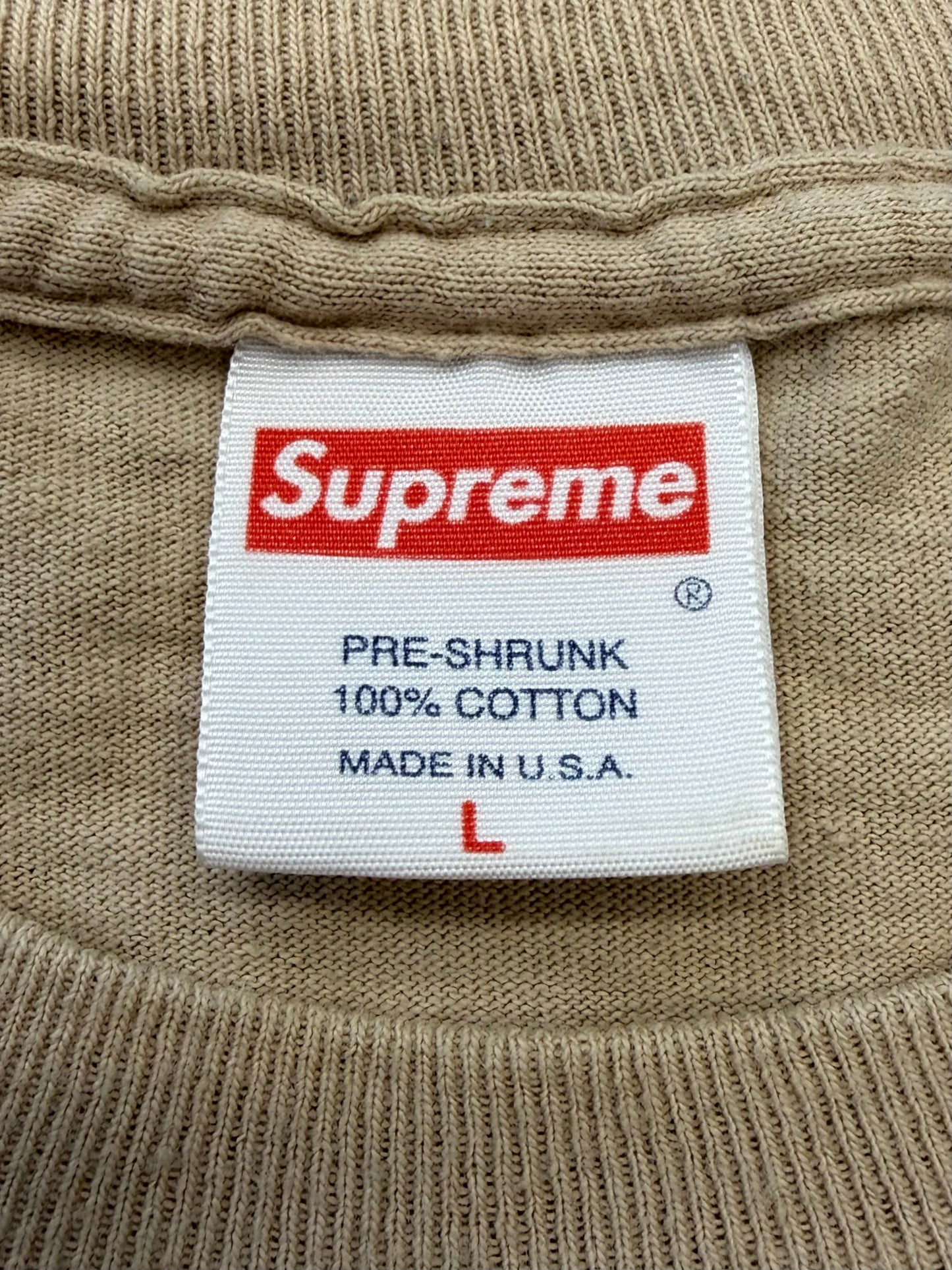 SS03 SUPREME CHARLIE CHAPLIN TEE - TAN