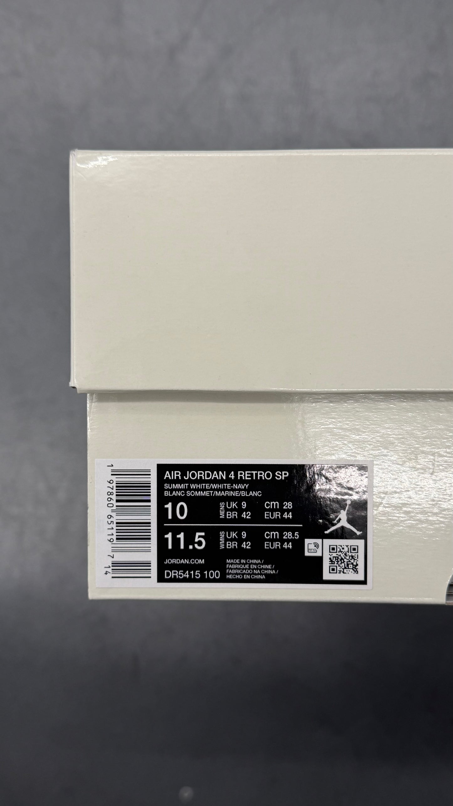 2025 JORDAN 4 RETRO SB NAVY