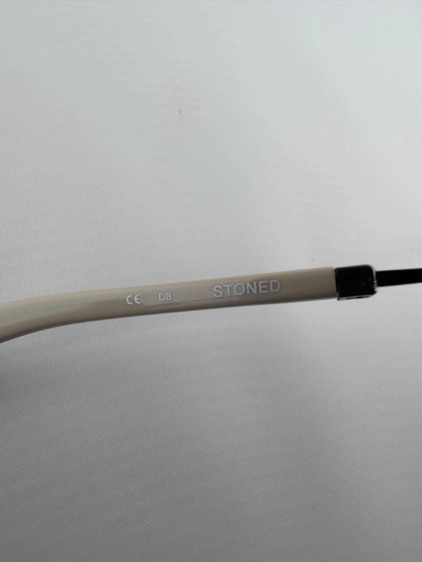 CHROME HEARTS STONED WHITE/BROWN SUNGLASSES (WITH CASE)