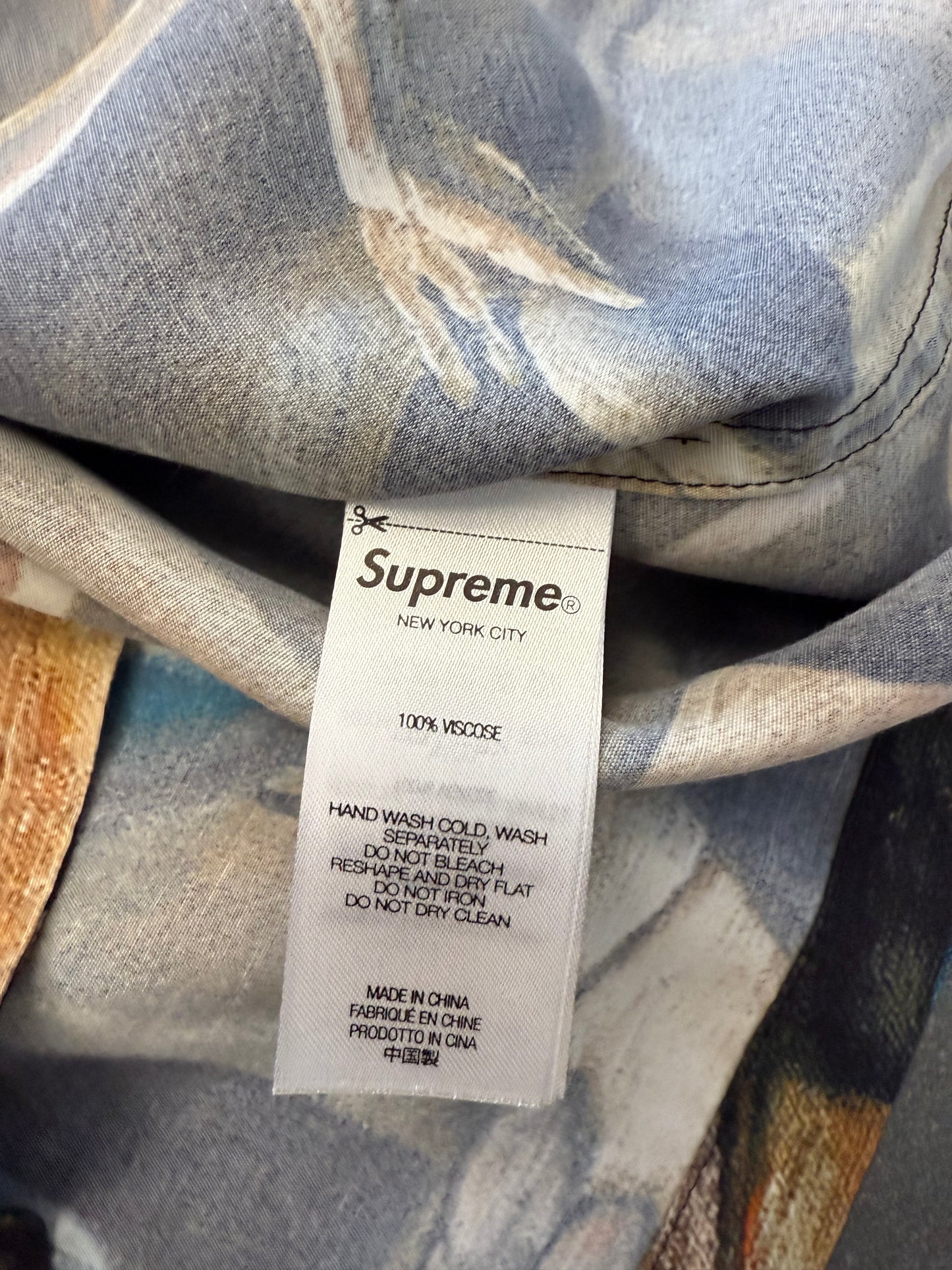 SS25 SUPREME ERNIE BARNES SS BUTTON UP SHIRT LARGE (NWT)