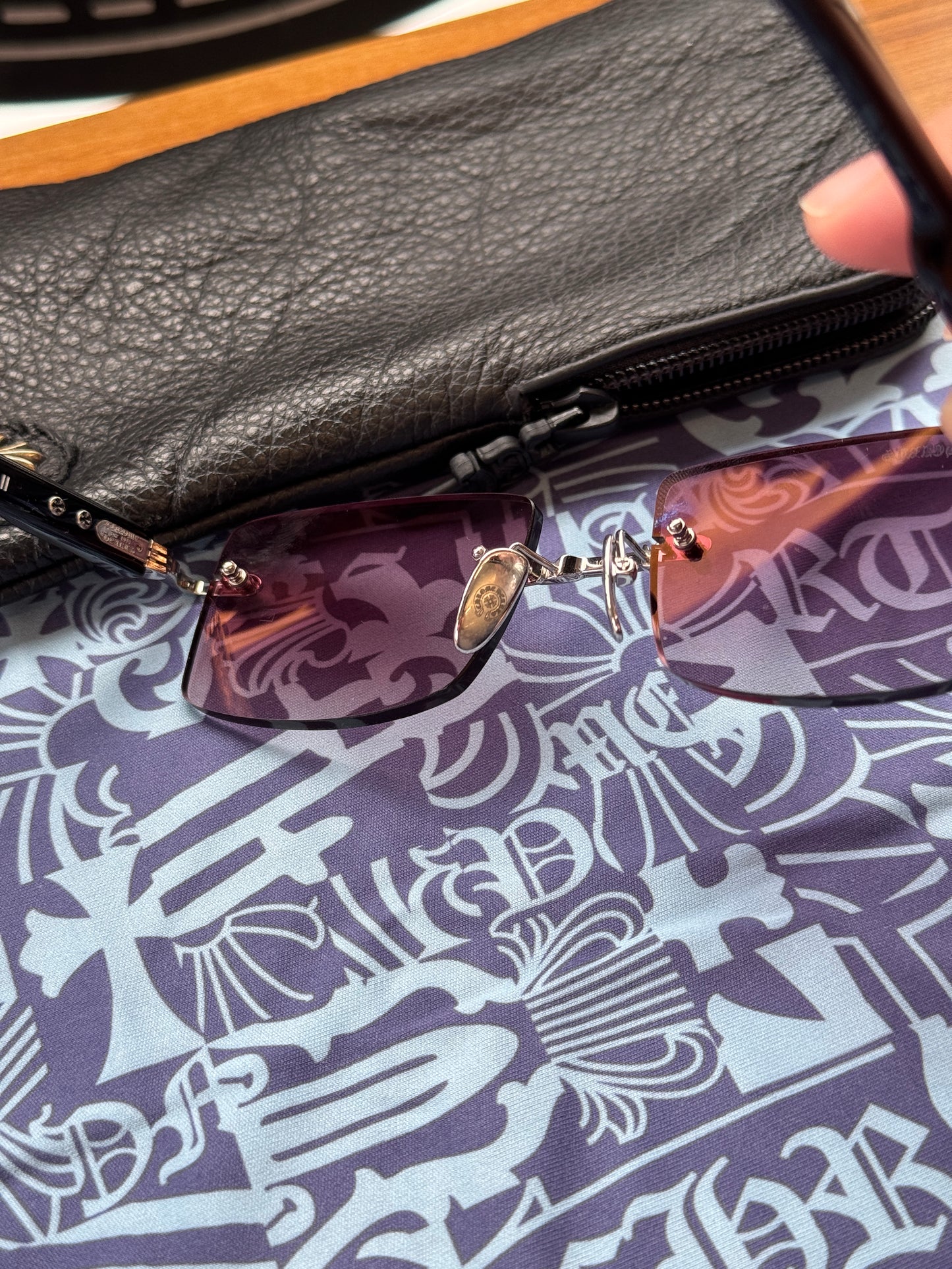CHROME HEARTS DEEP II SUNGLASSES BLACK (WITH CASE)