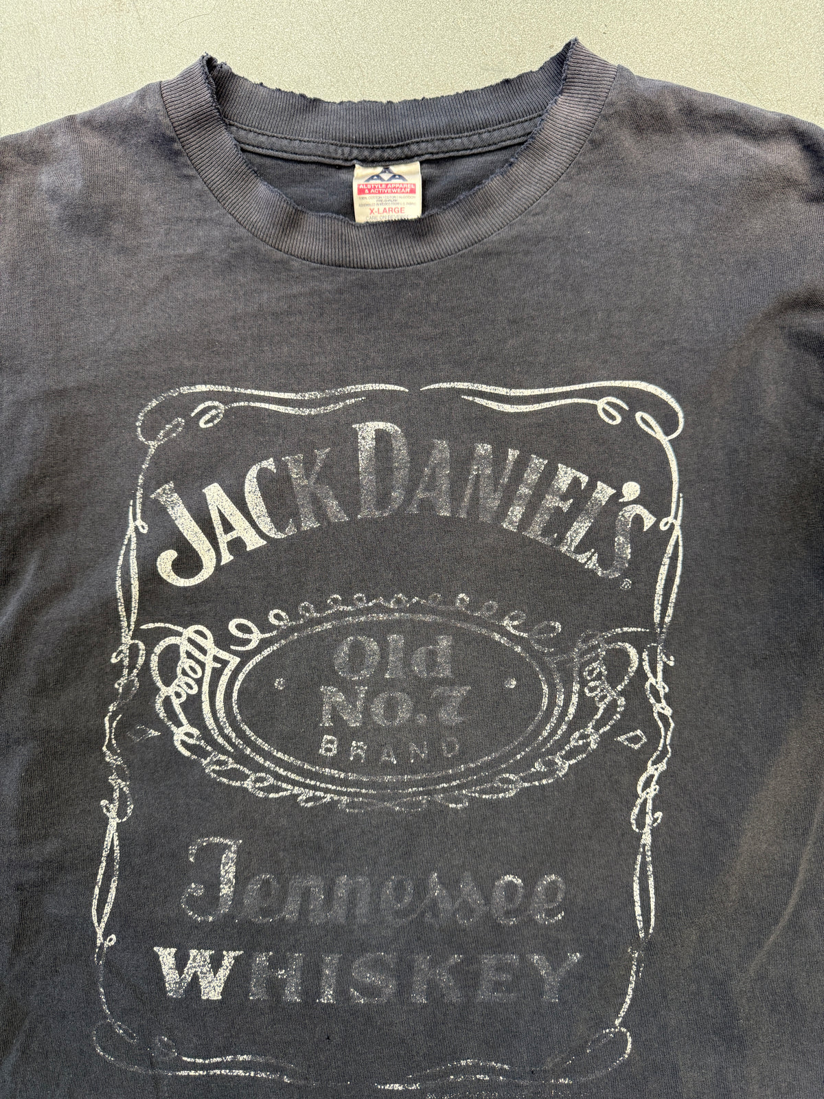 90S JACK DANIEL'S TENNESSEE WHISKY THRASHED LS TEE (AAA TAG)