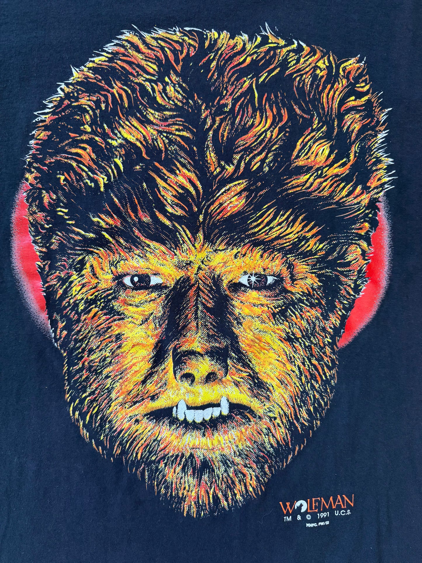 1991 WOLFMAN BIG FACE TEE (DELTA TAG)