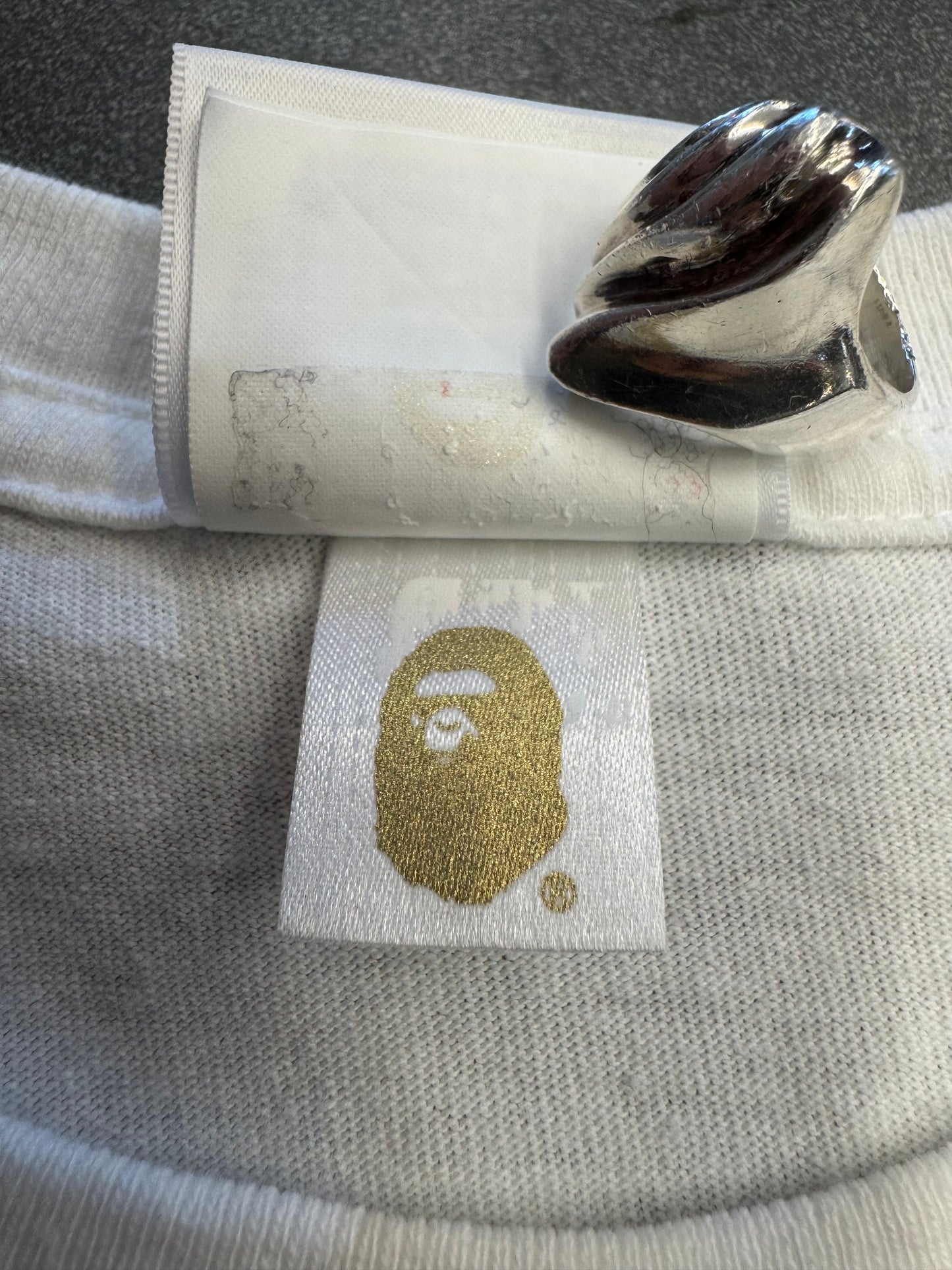 SS21 BAPE X KID CUDI COLLEGE MOON MAN TEE