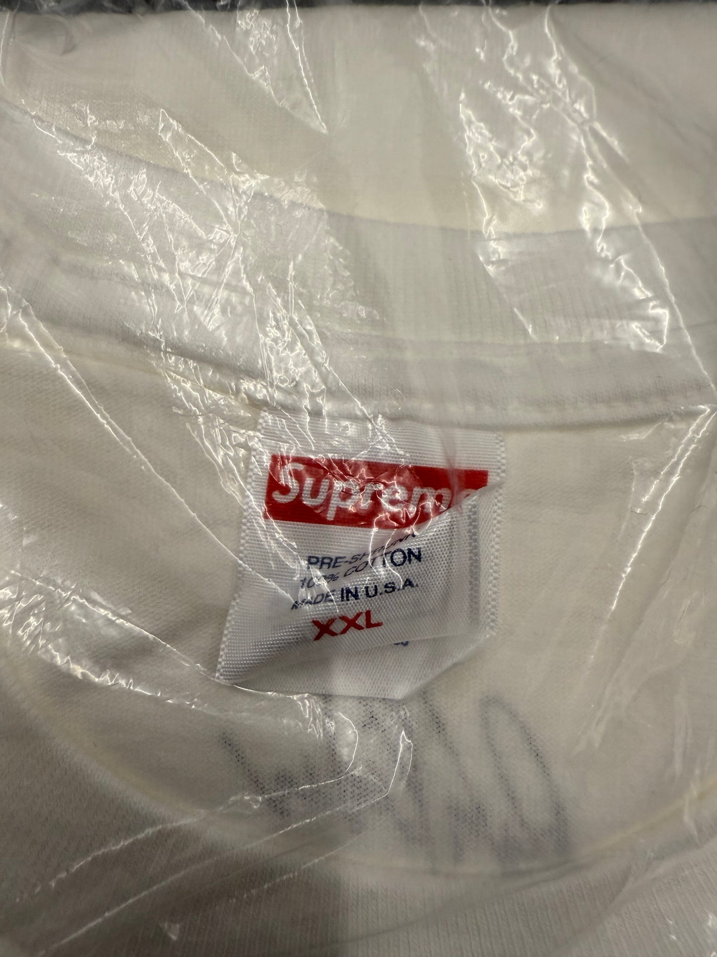 FW22 SUPREME DYLAN TEE WHITE 2XL