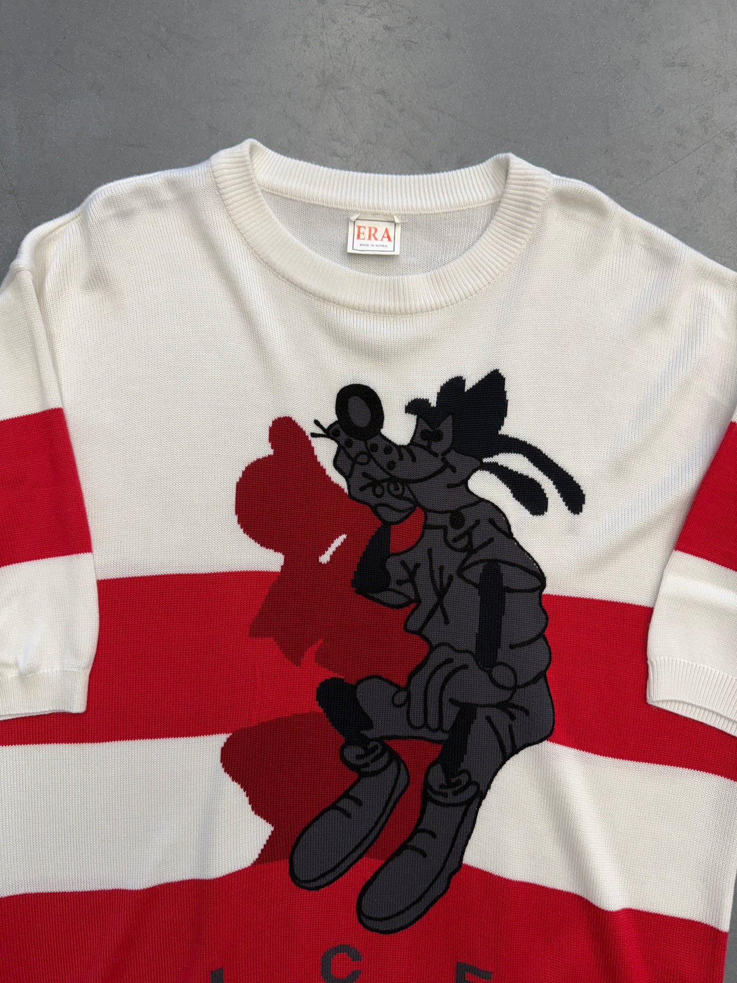 VINTAGE ICEBERG GOOFY STRIPED SWEATER SHIRT