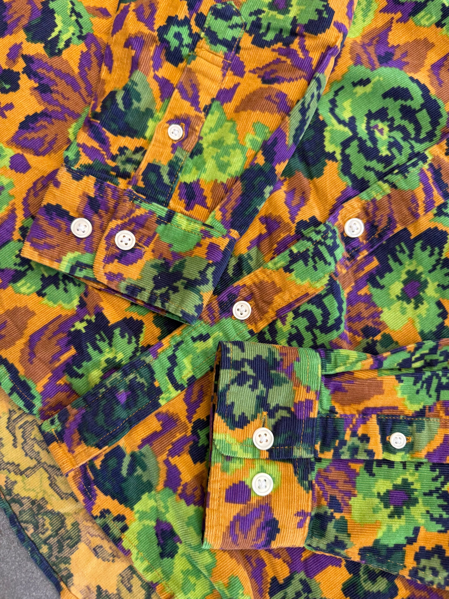 FW21 SUPREME DIGI FLORAL CORDUROY SHIRT