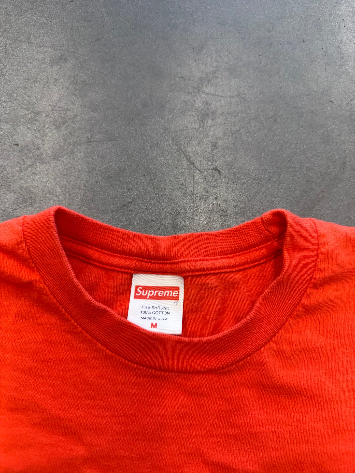 FW17 SUPREME FUCK LOVE TEE - ORANGE