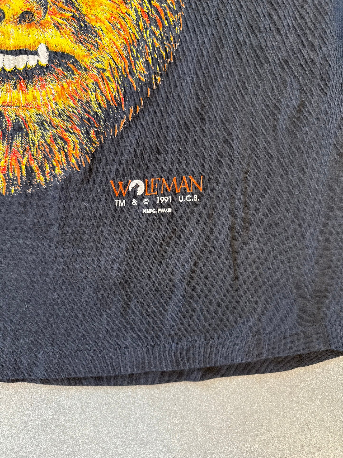 1991 WOLFMAN BIG FACE TEE (DELTA TAG)