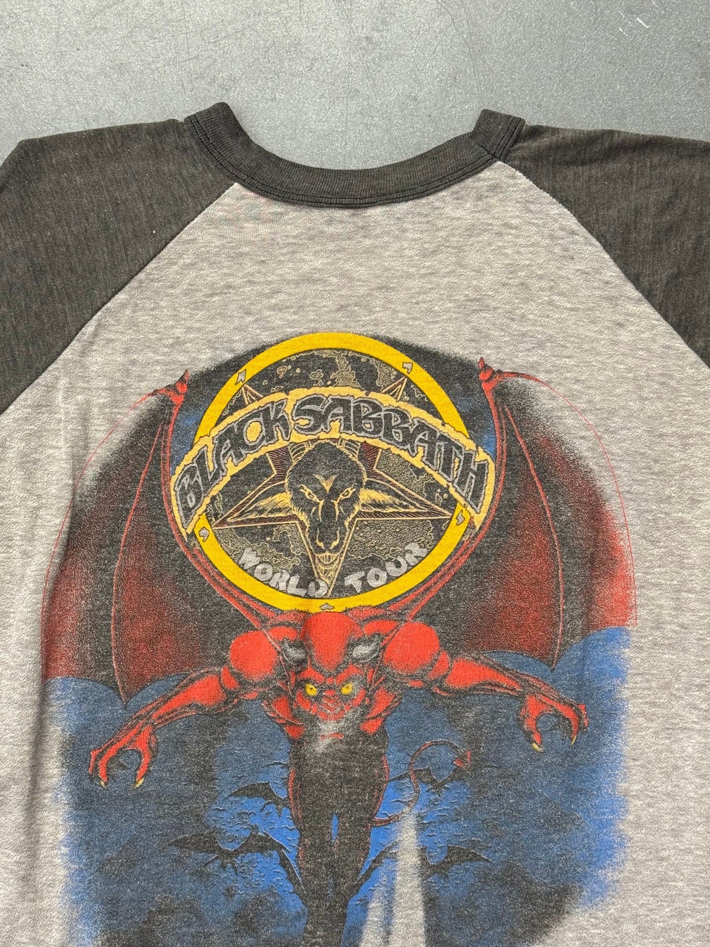 1983 BLACK SABBATH WORLD TOUR TEE (PULLED TAG)