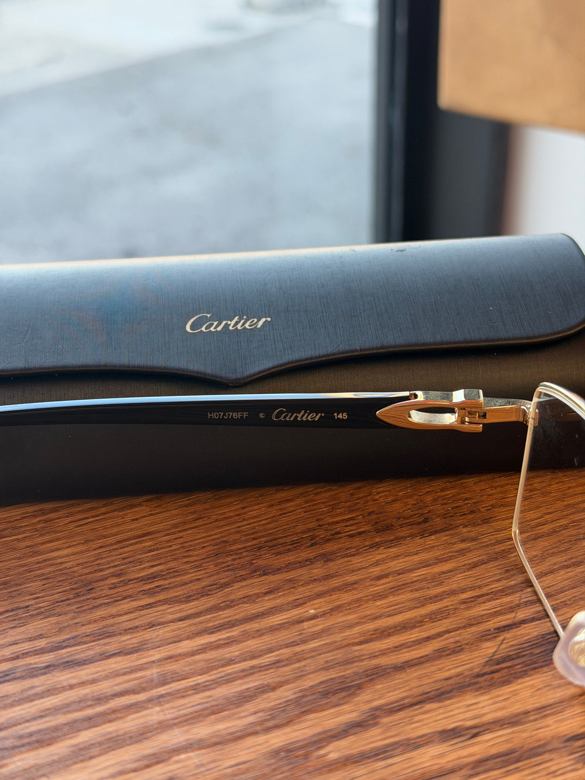 CARTIER CT0520O 001 XL RECTANGULAR OPTICAL EYE GLASSES