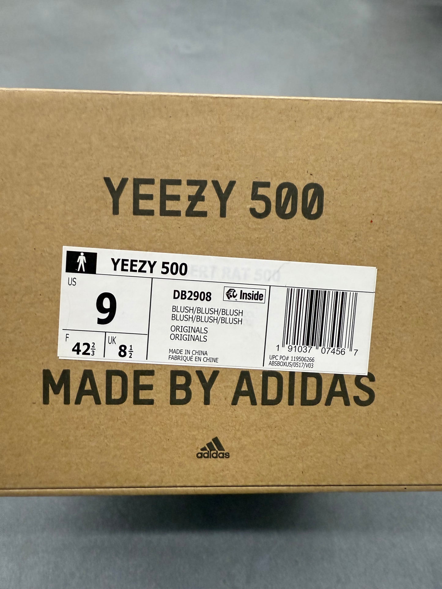 2022 SIZE 9 ADIDAS YEEZY 500 BLUSH