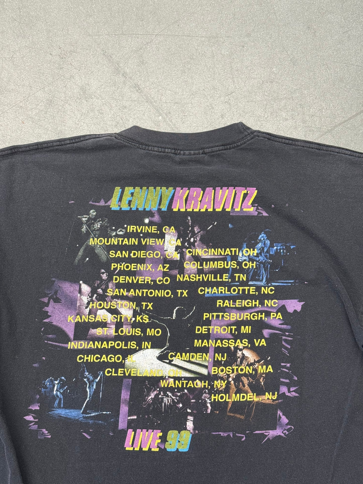 1999 LENNY KRAVITZ LIVE TOUR TEE (GIANT TAG)