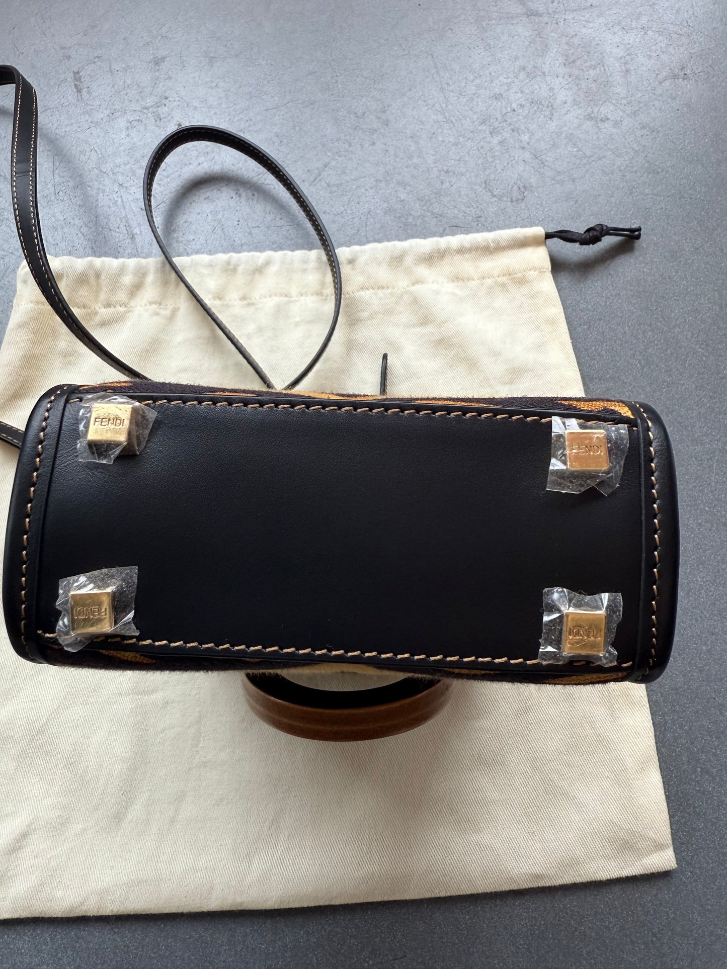 FENDI MINI SUNSHINE SHOPPER TOTE - TIGER (NEW WITH DUSTBAG) (TANIA)
