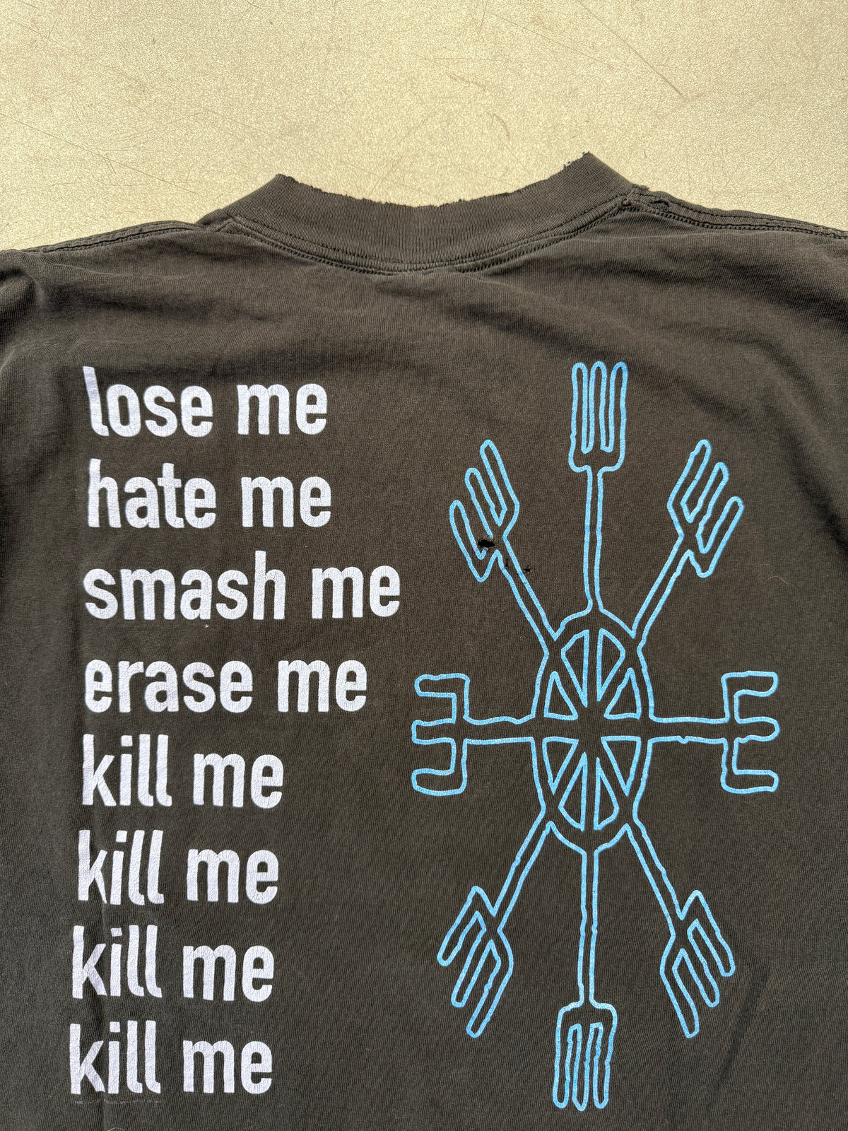 1995 NINE INCH NAILS ERASER TEE (ALL SPORT TAG)