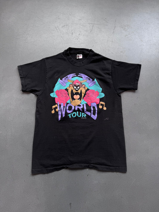 1991 LOONEY TUNES ROCK N ROLL WORLD TOUR TEE (ANVIL RED BAR TAG)