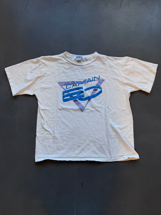 1986 CAPTAIN EO DISNEY TEE (CHARACTER FASHIONS BLUE TAG)