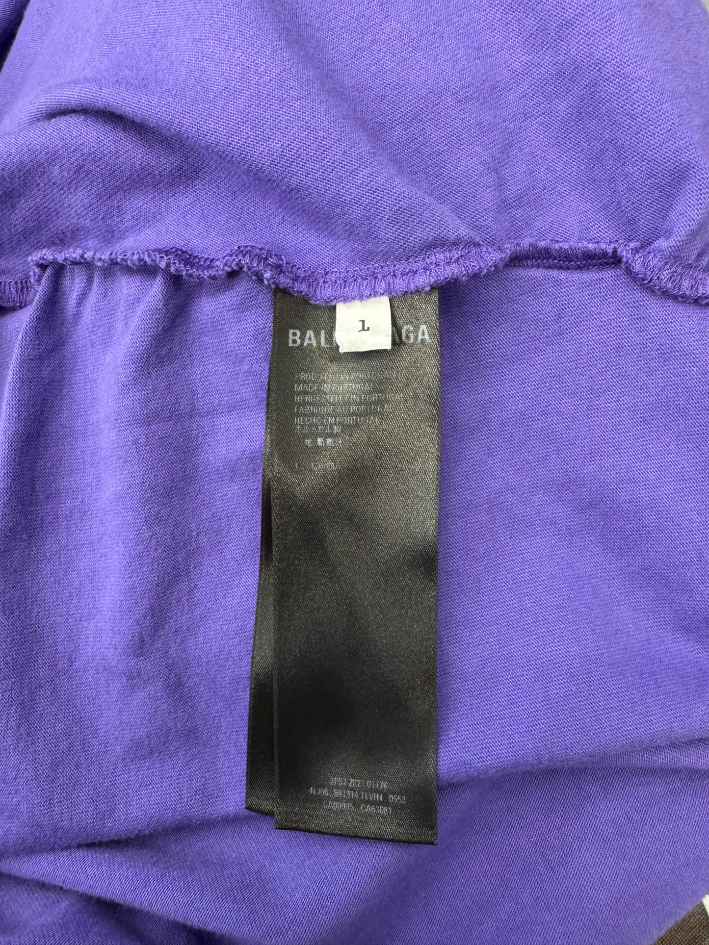 BALENCIAGA BEBE RHINESTONE JERSEY TEE