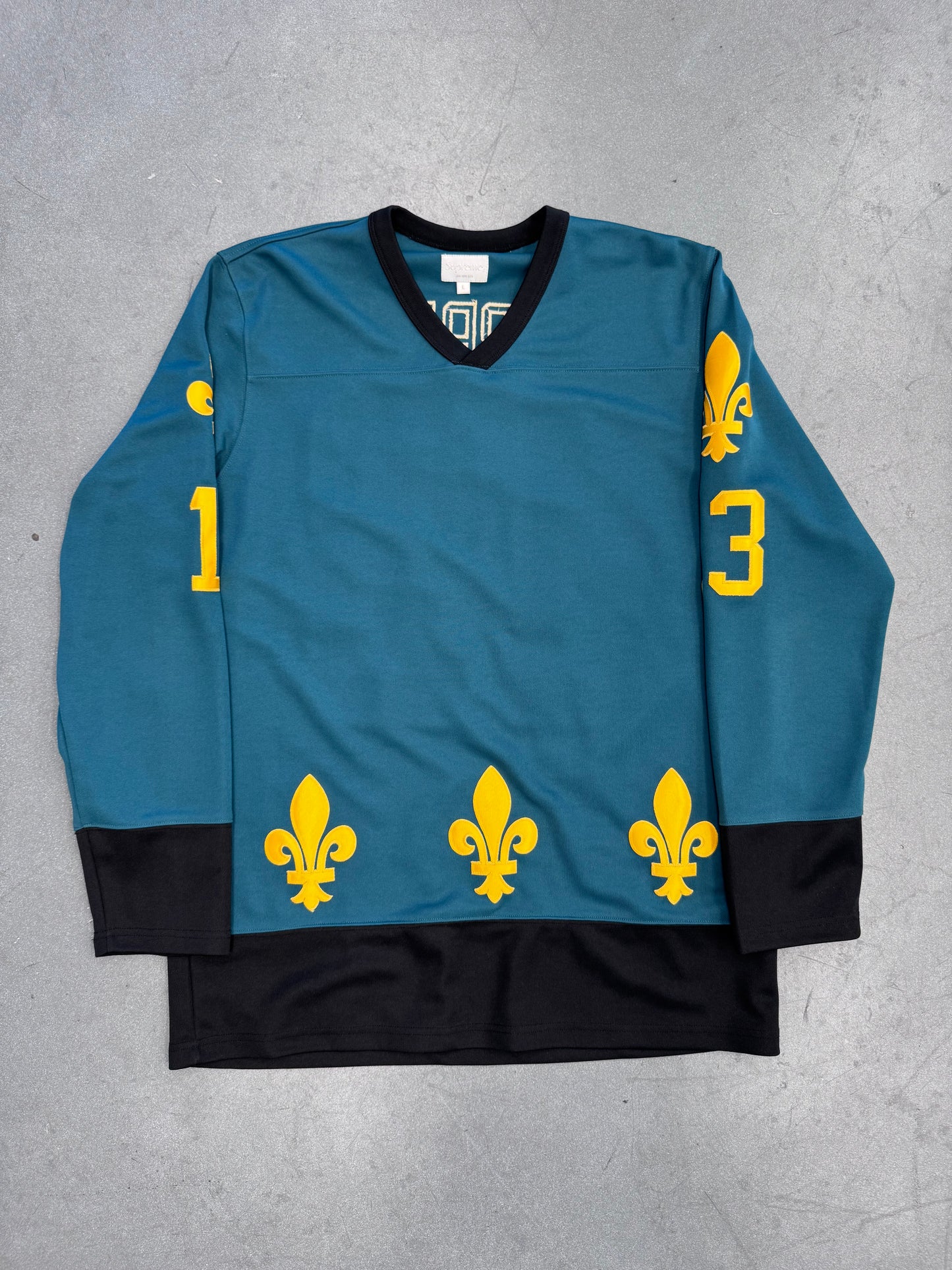 FW13 SUPREME FLEUR DE LIS HOCKEY JERSEY