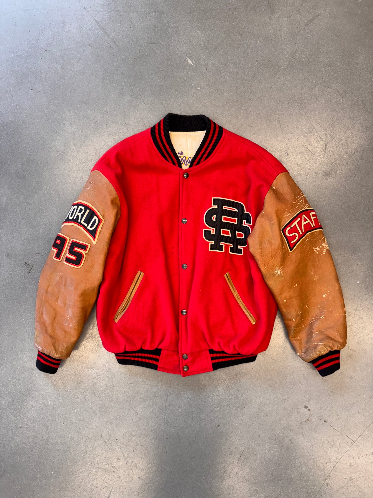 1995 ROLLING STONES STAFF VARSITY JACKET