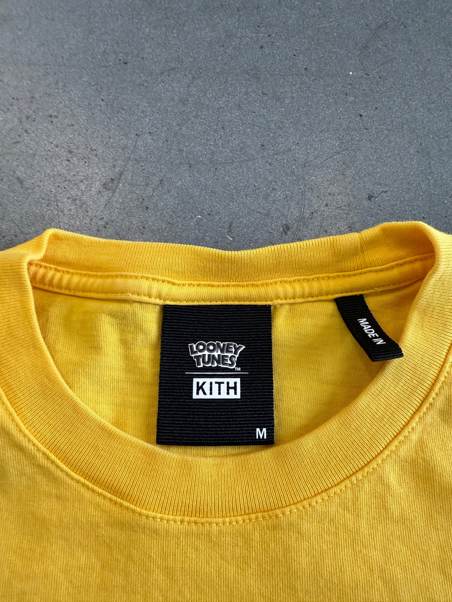 SS20 KITH X LOONEY TUNES SPEEDY TEE - YELLOW